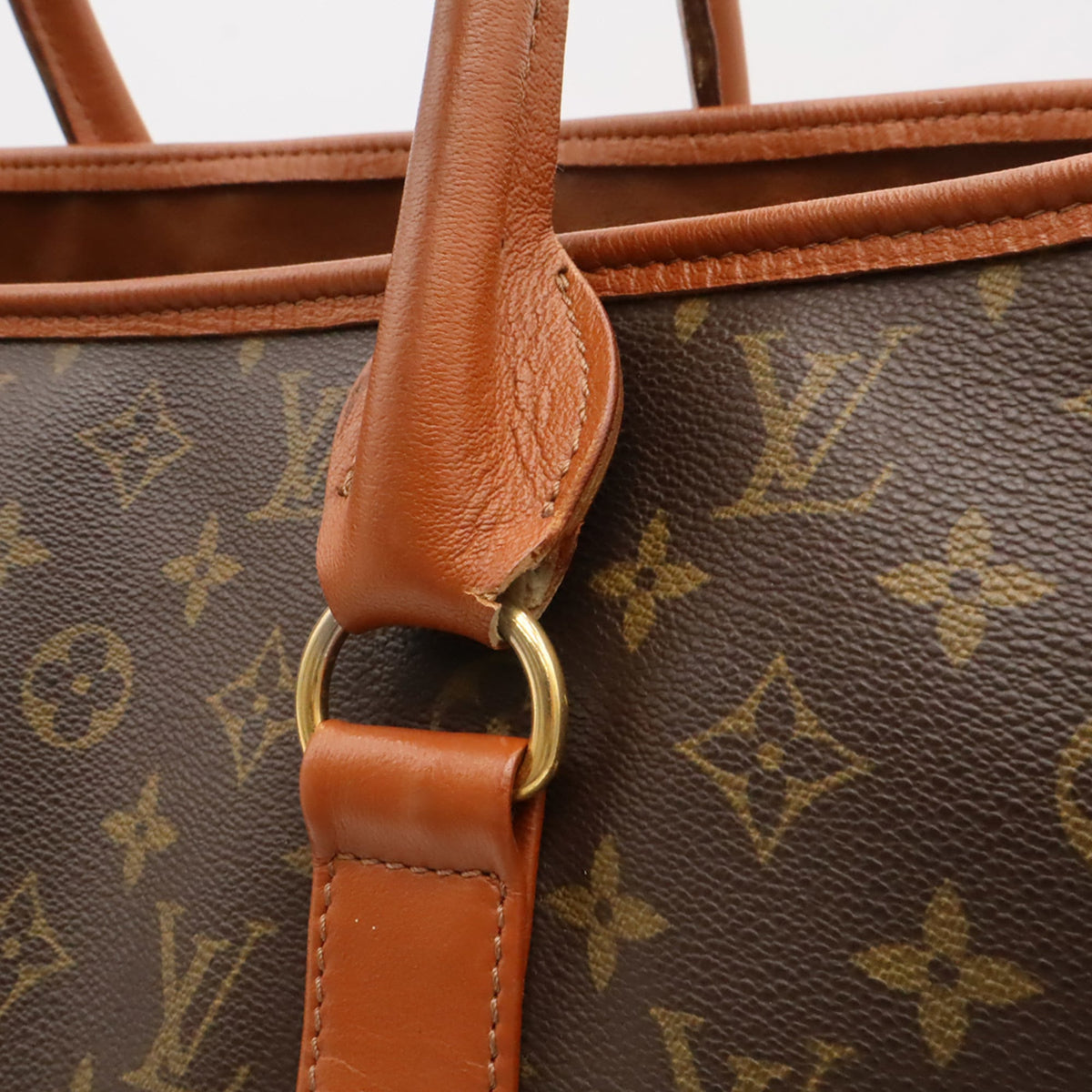 Louis Vuitton Brown Vinyl Tote Bag (Pre-Owned)