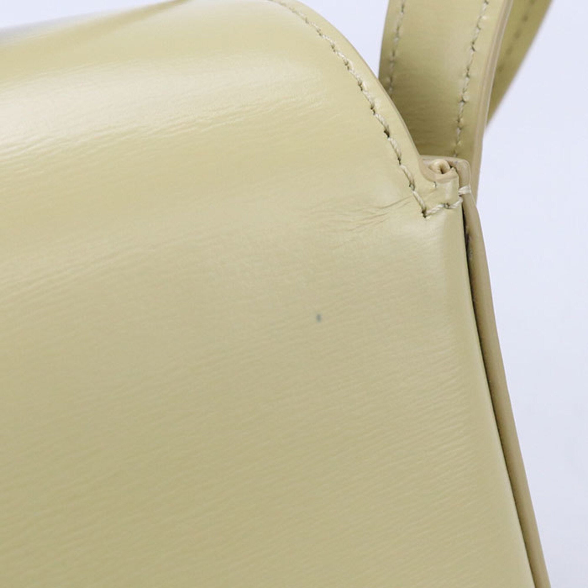 Celine Yellow Leather Shoulder Bag (Pre-Owned)