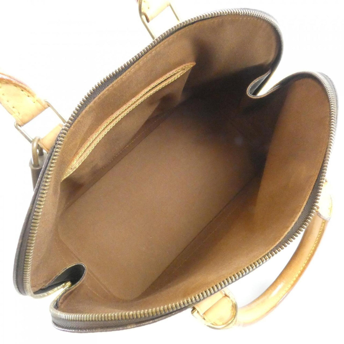 Louis Vuitton Marron Coated Canvas Handbag (Pre-Owned)
