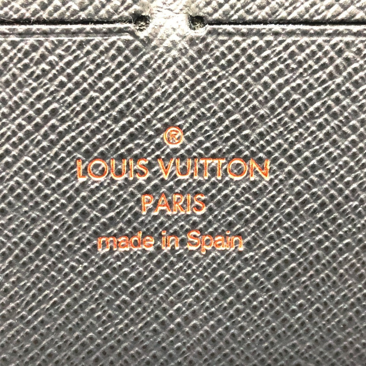 Louis Vuitton Black Navy Red Color Canvas Long Wallet (Bi-Fold) (Pre-Owned)