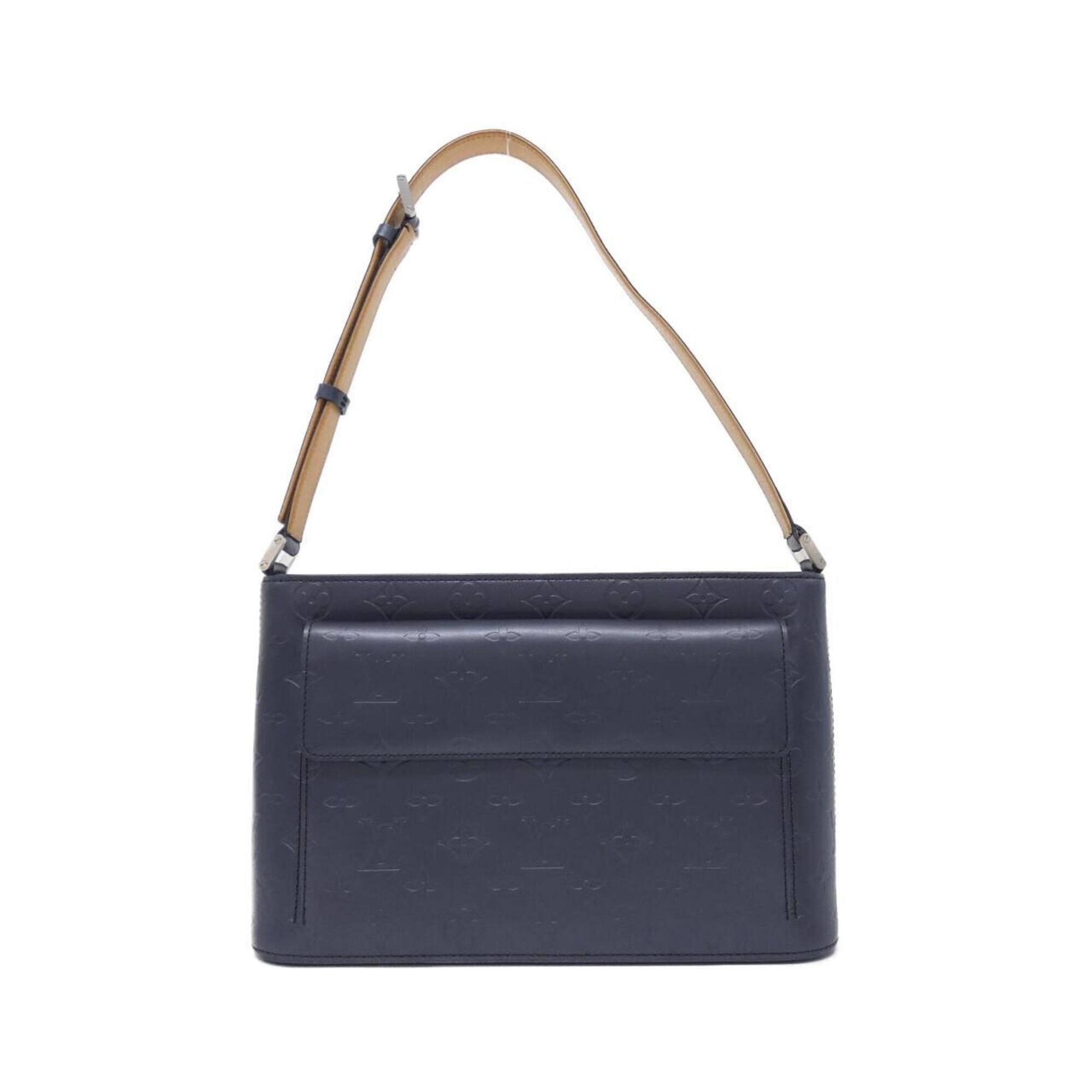 Louis Vuitton Blue Leather Shoulder Bag (Pre-Owned)