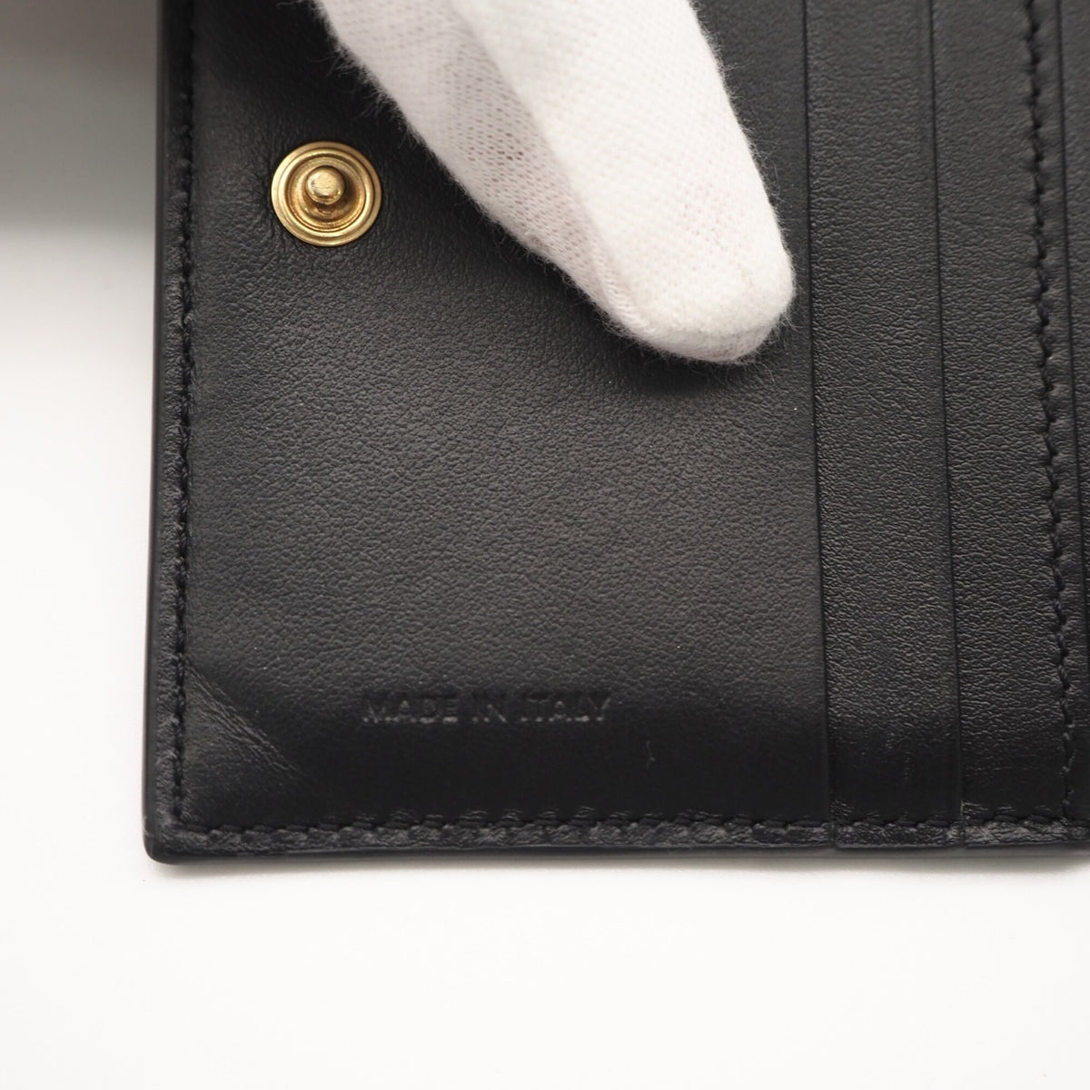 Celine Black Leather Wallet (Bi-Fold) (Pre-Owned)