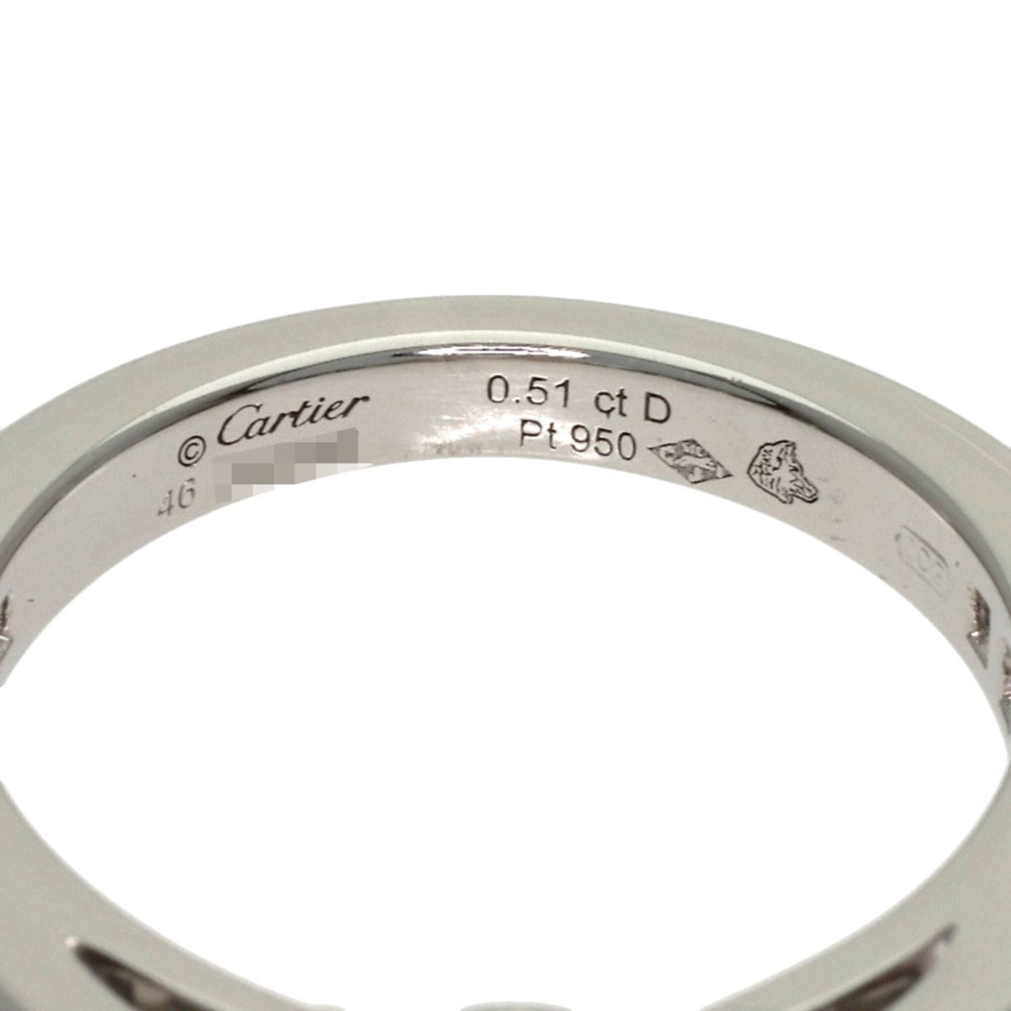 Cartier Platinum 950 Band Ring (Pre-Owned)
