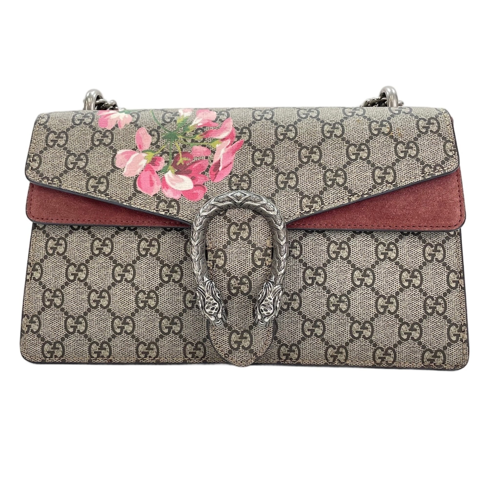 Gucci Gg Blooms Beige Shoulder Bag (Pre-Owned)