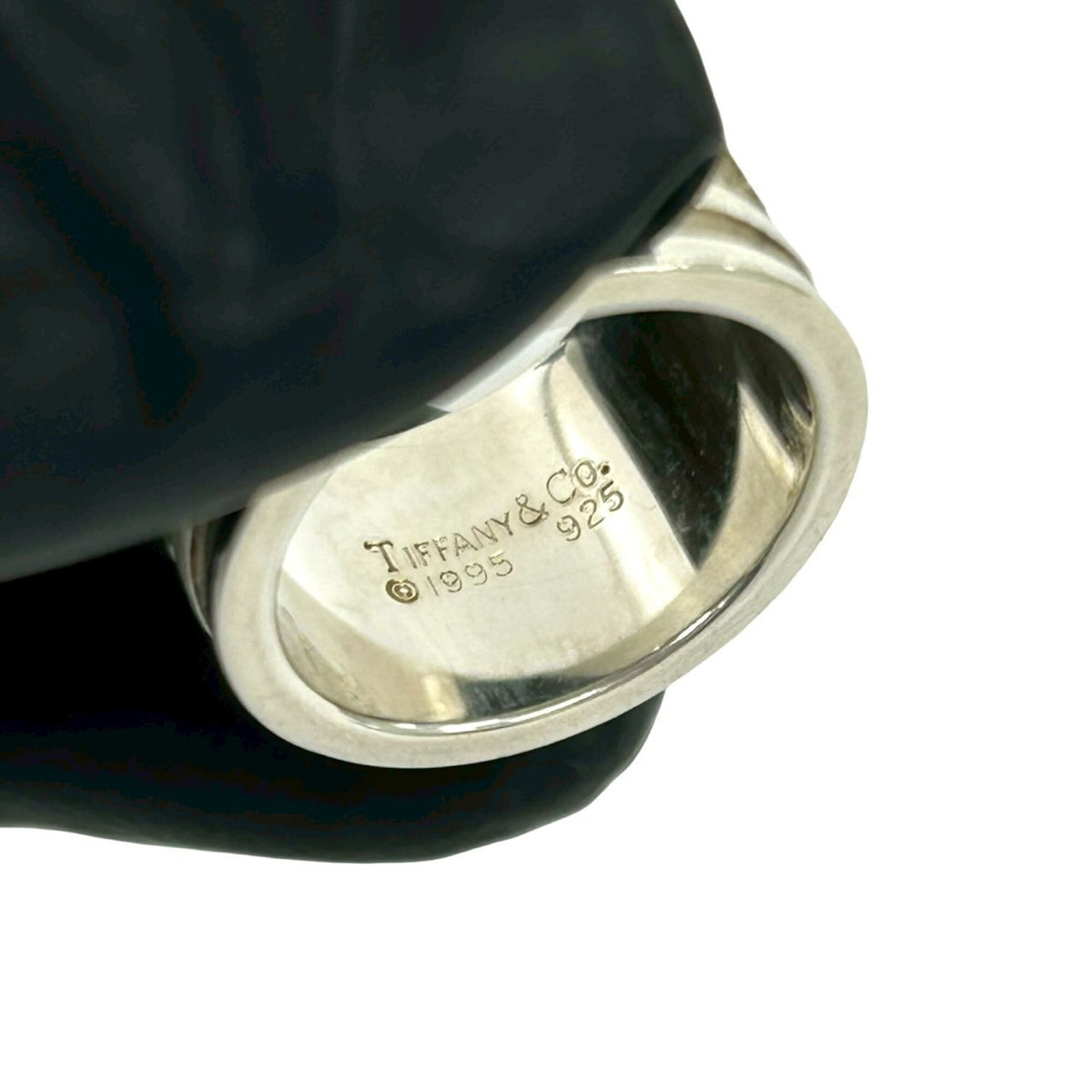 Tiffany Silver Silver 925 Band Ring (Pre-Owned)