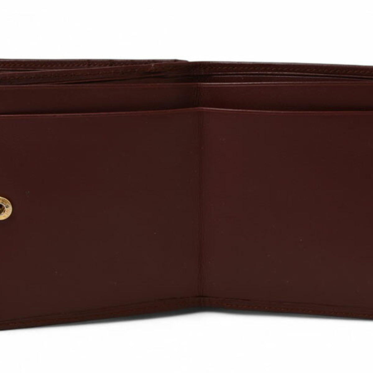 Cartier Bordeaux Leather Wallet (Bi-Fold) (Pre-Owned)
