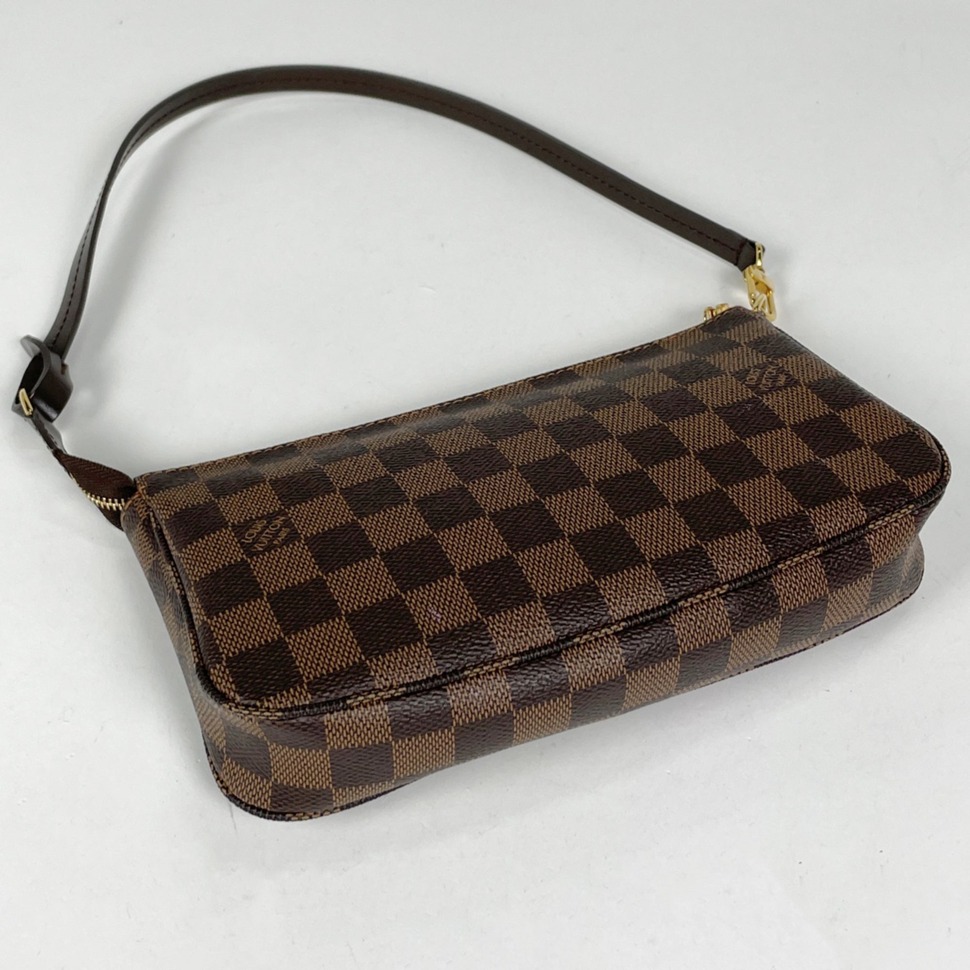 Louis Vuitton Brown Damier Canvas Pochette Pouch (Pre-Owned)