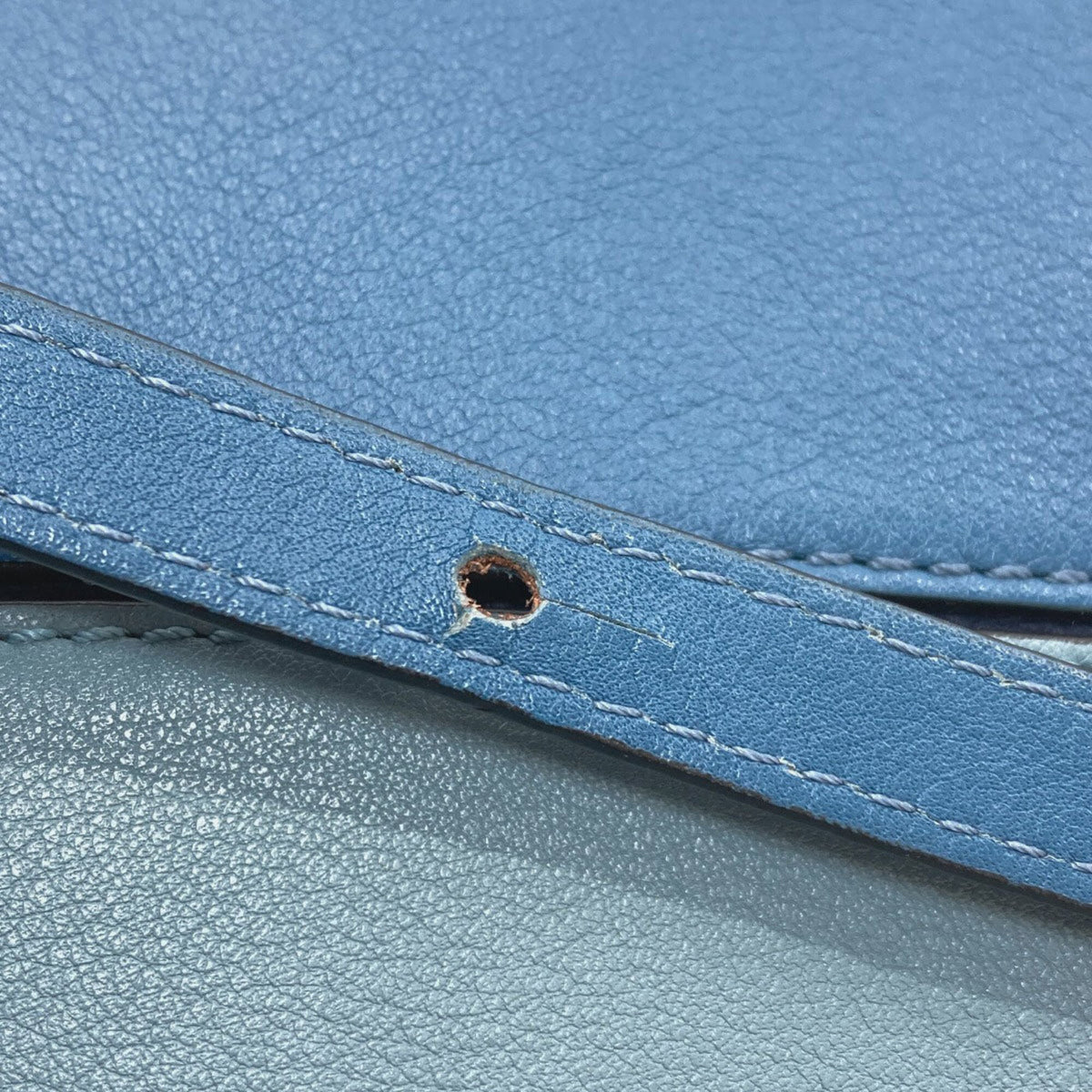Loewe Puzzle Blue Shoulder Bag (Pre-Owned)