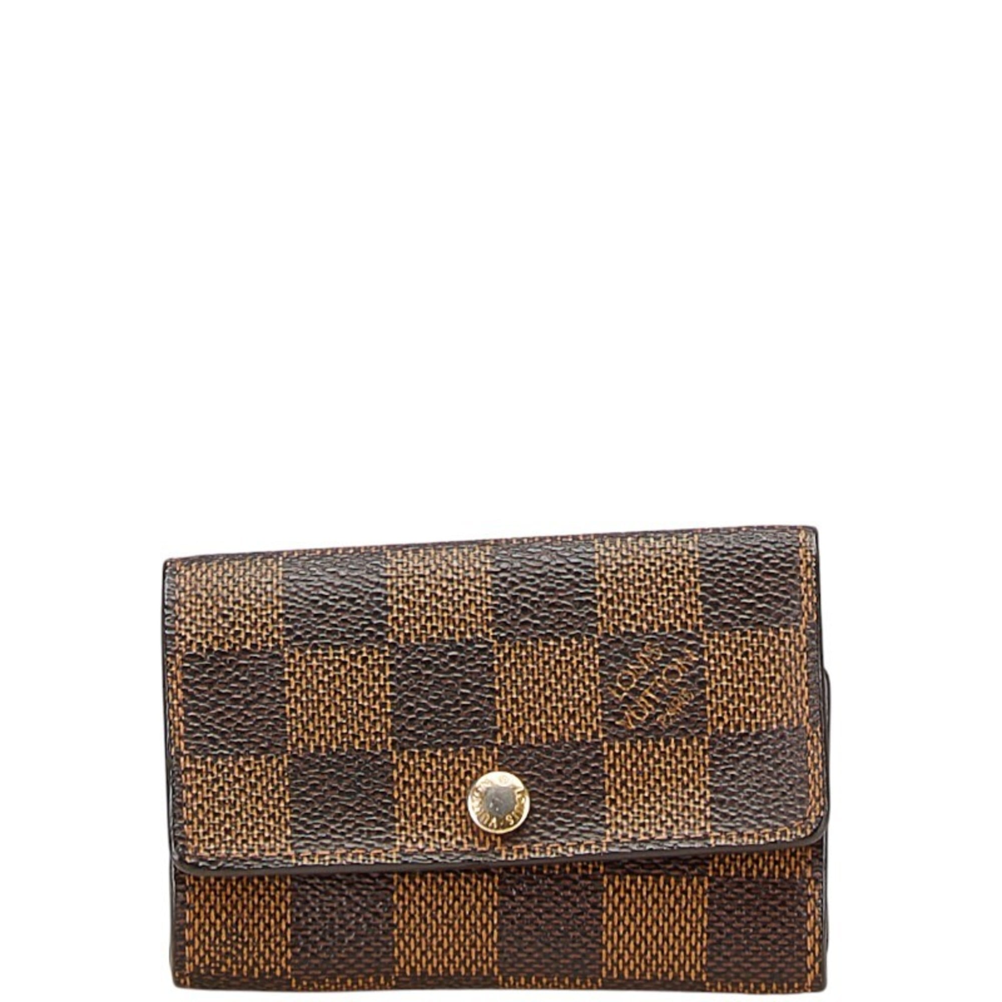 Louis Vuitton Damier Brown Damier Canvas Leather (Pre-Owned)