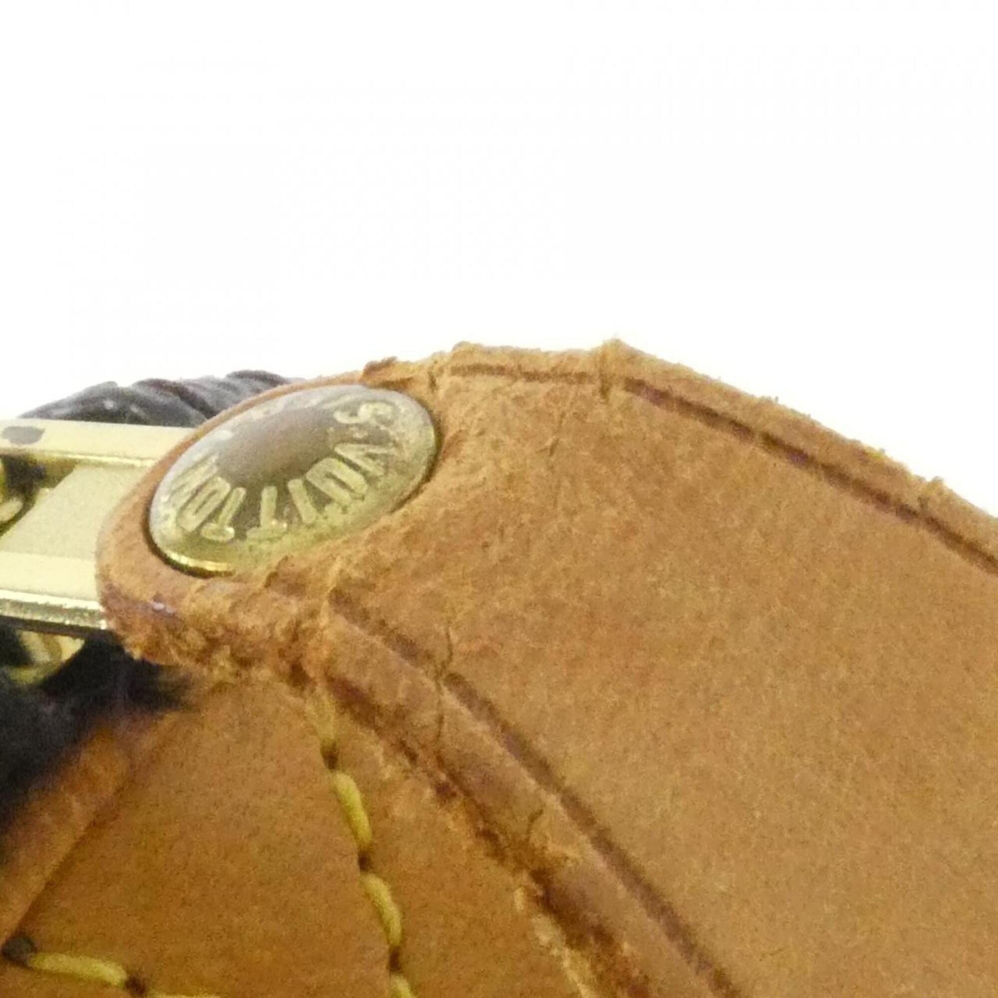 Louis Vuitton Marron Coated Canvas Boston Bag (Pre-Owned)