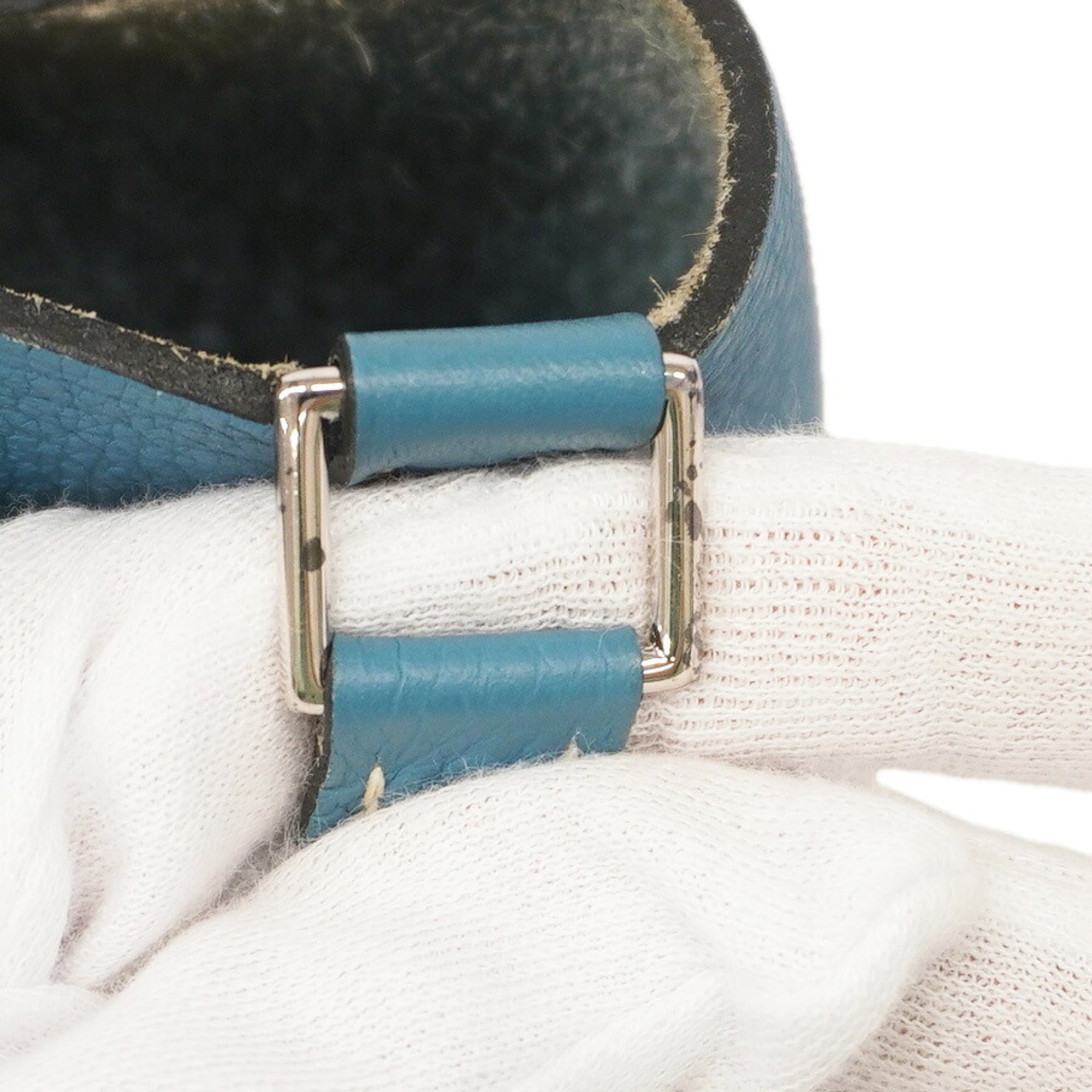 Hermes Blue Jean Handbag (Pre-Owned)