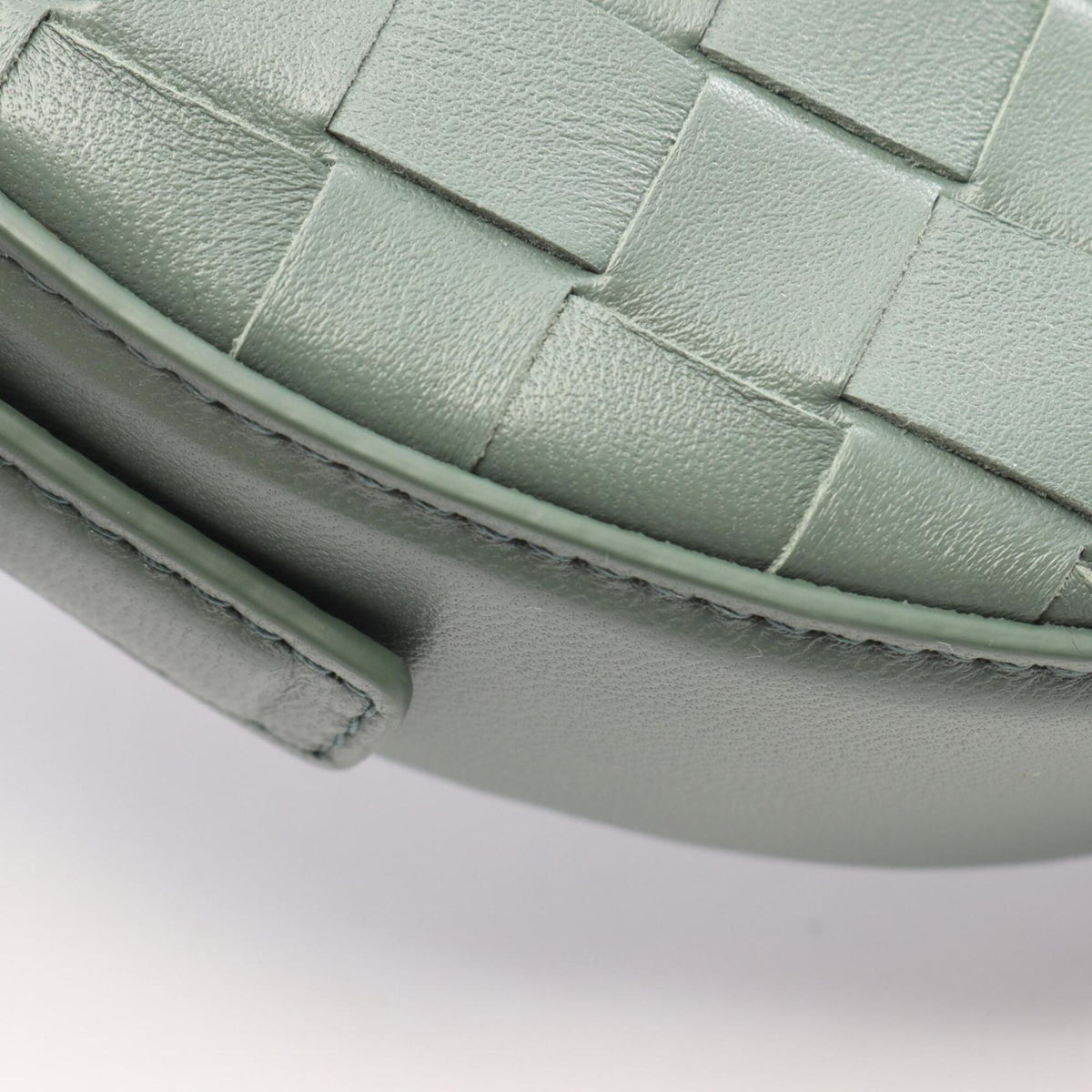 Bottega Veneta Green Intrecciato Handbag (Pre-Owned)