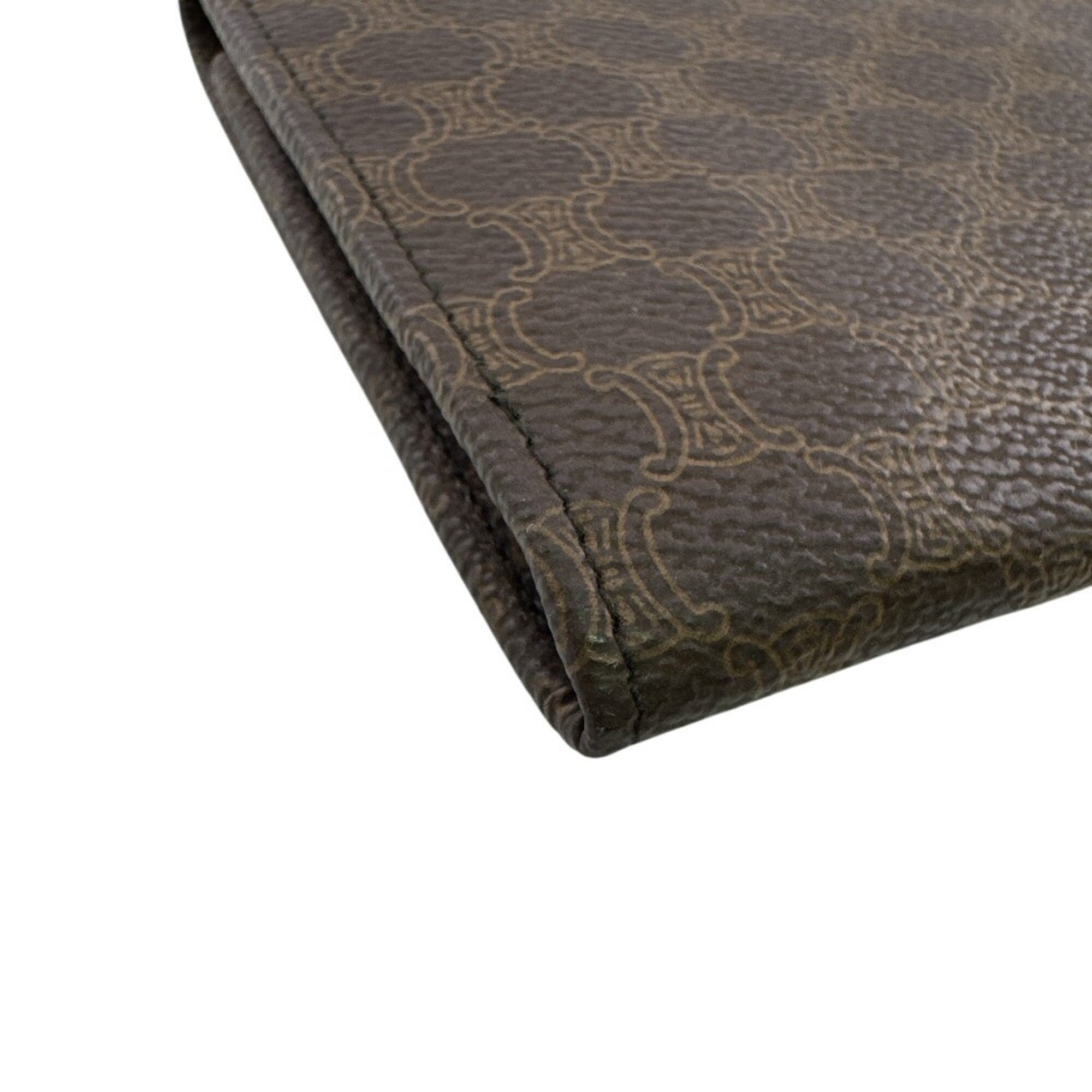 Celine Macadam Brown Pvc Long Wallet (Bi-Fold) (Pre-Owned)