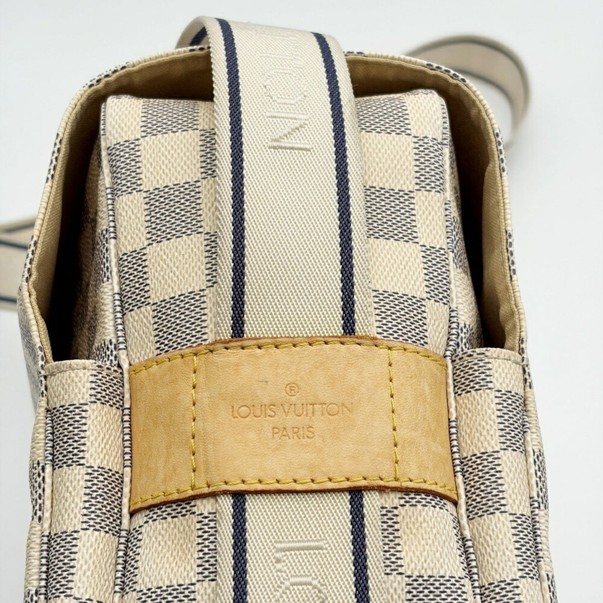 Louis Vuitton Damier Azur Damier Azur Damier Canvas Shoulder Bag (Pre-Owned)