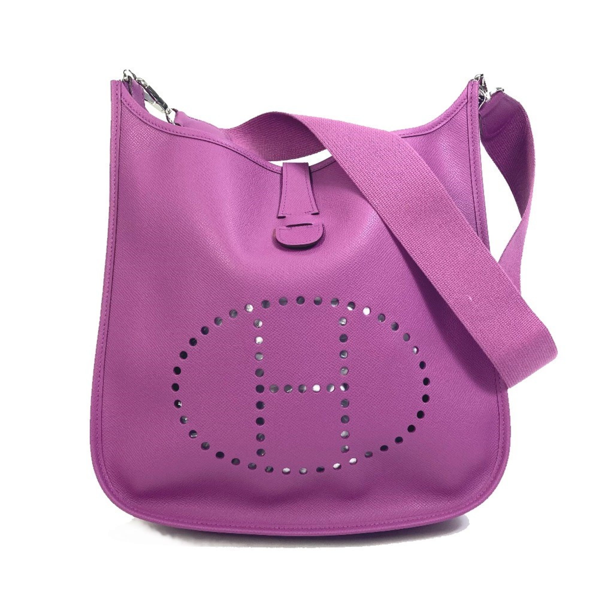 Hermes Cyclamen Purple Epsom Leather Shoulder Bag (Pre-Owned)