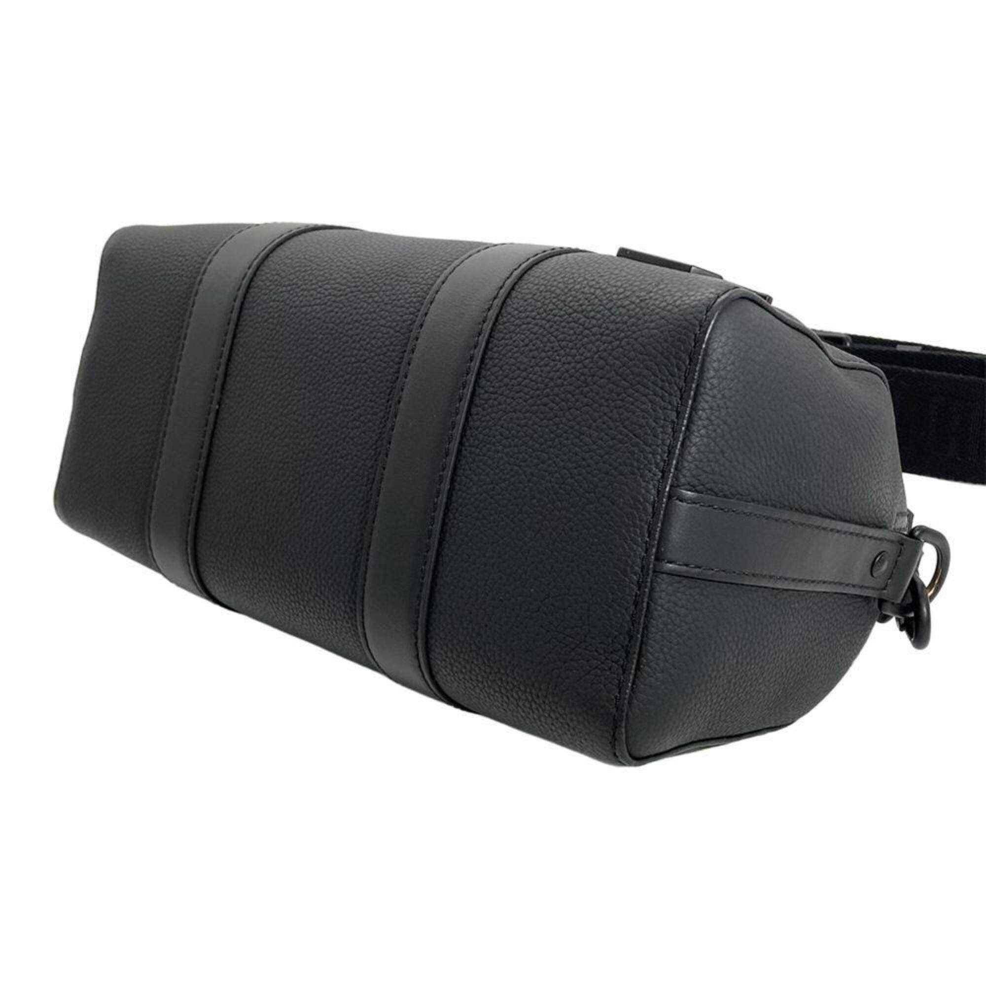 Louis Vuitton Black Leather Shoulder Bag (Pre-Owned)