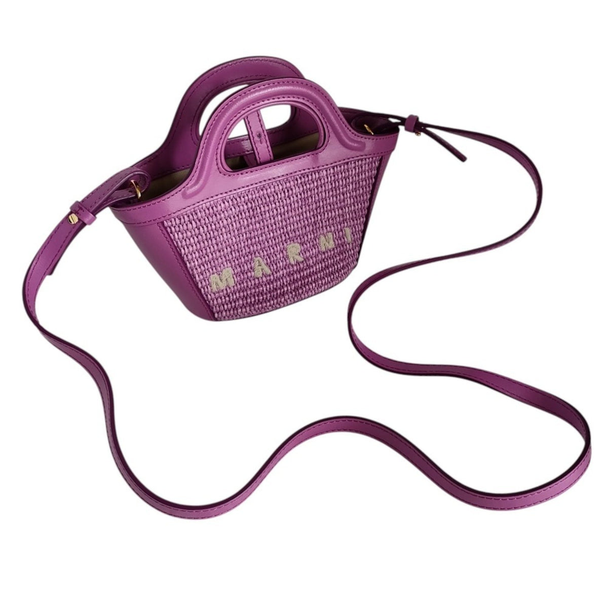 Marni Purple Handbag Shoulder Bag (Pre-Owned)