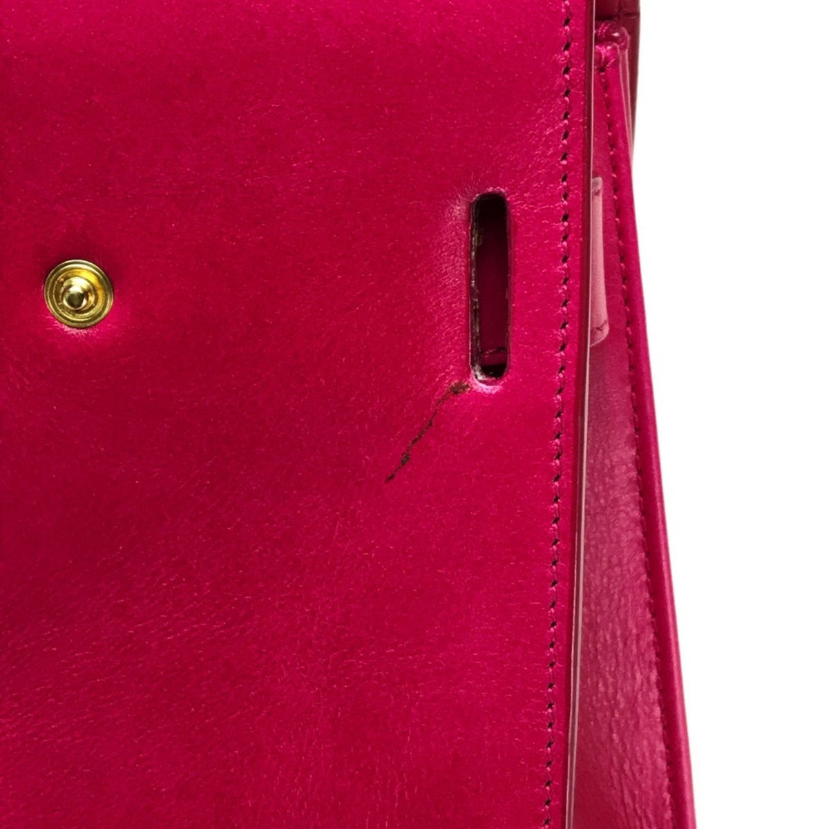 Saint Laurent Pink Leather Handbag Shoulder Bag (Pre-Owned)