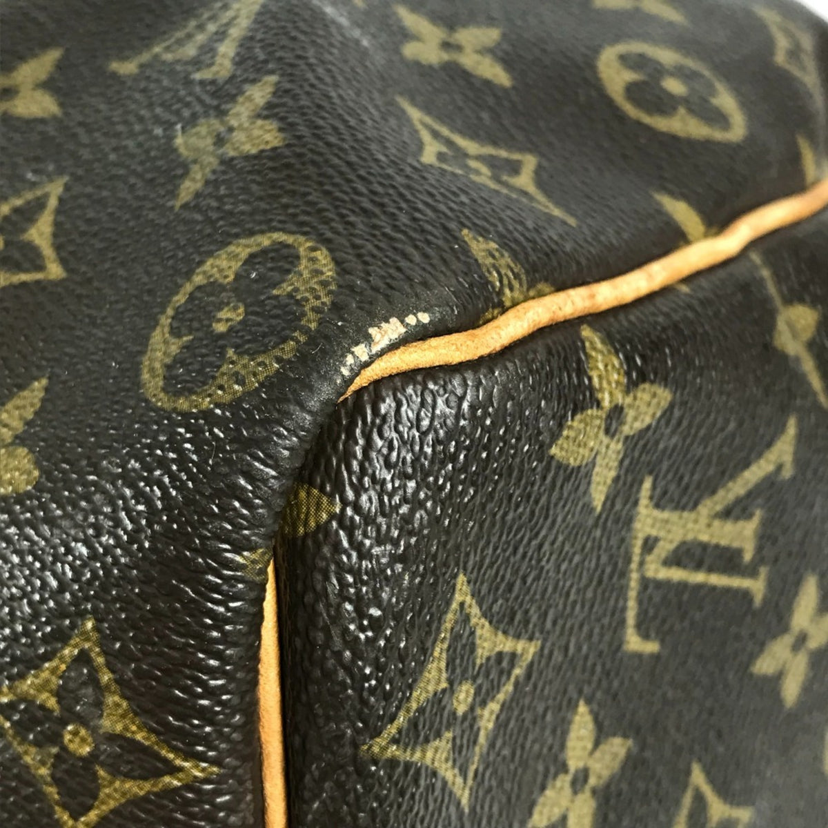 Louis Vuitton Brown Monogram Boston Bag Handbag (Pre-Owned)