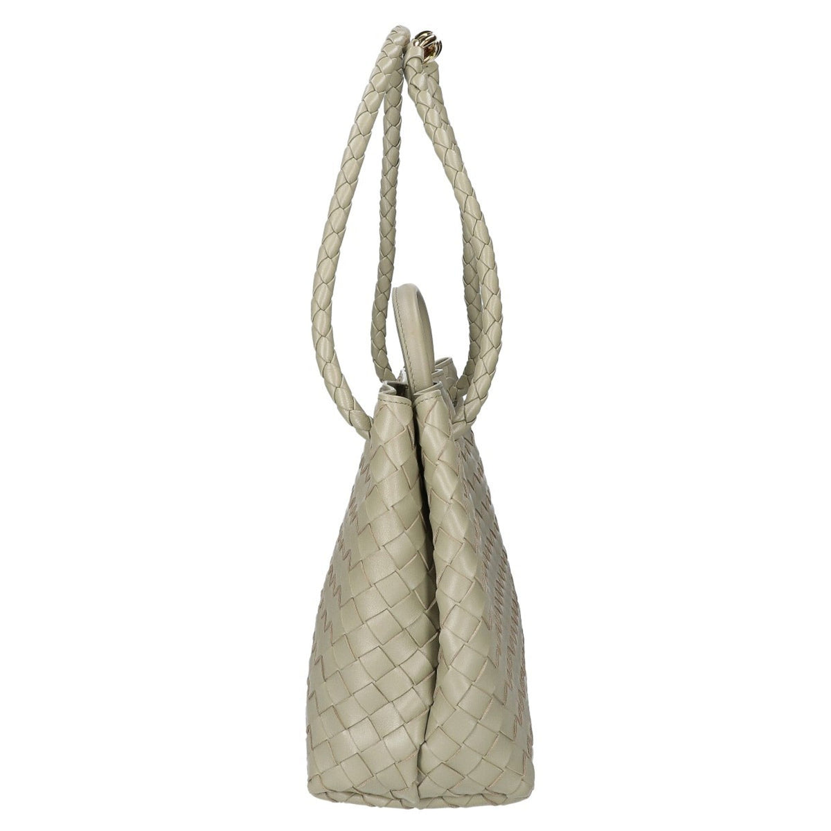Bottega Veneta Gold Leather Handbag (Pre-Owned)
