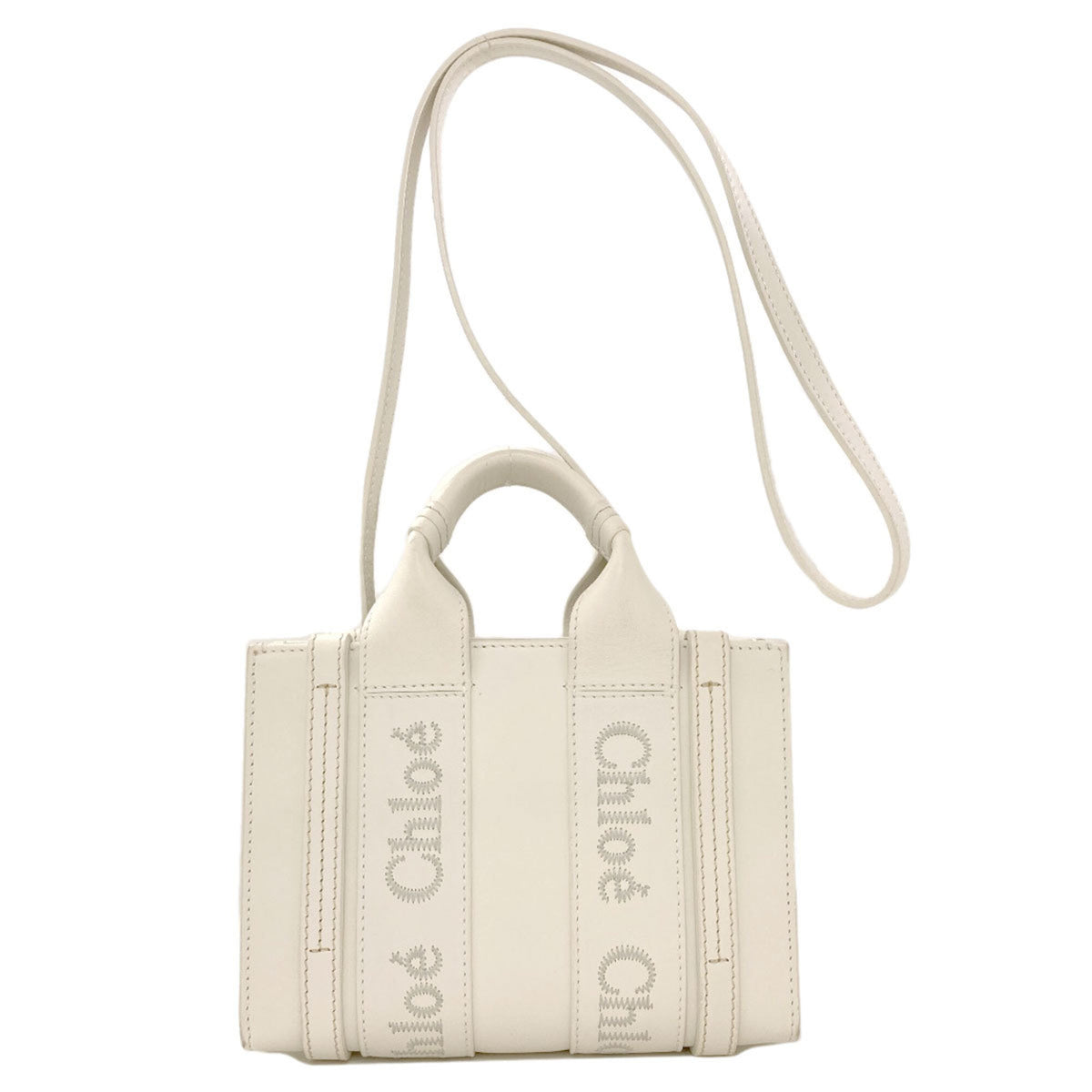 Chloé White Leather Handbag (Pre-Owned)