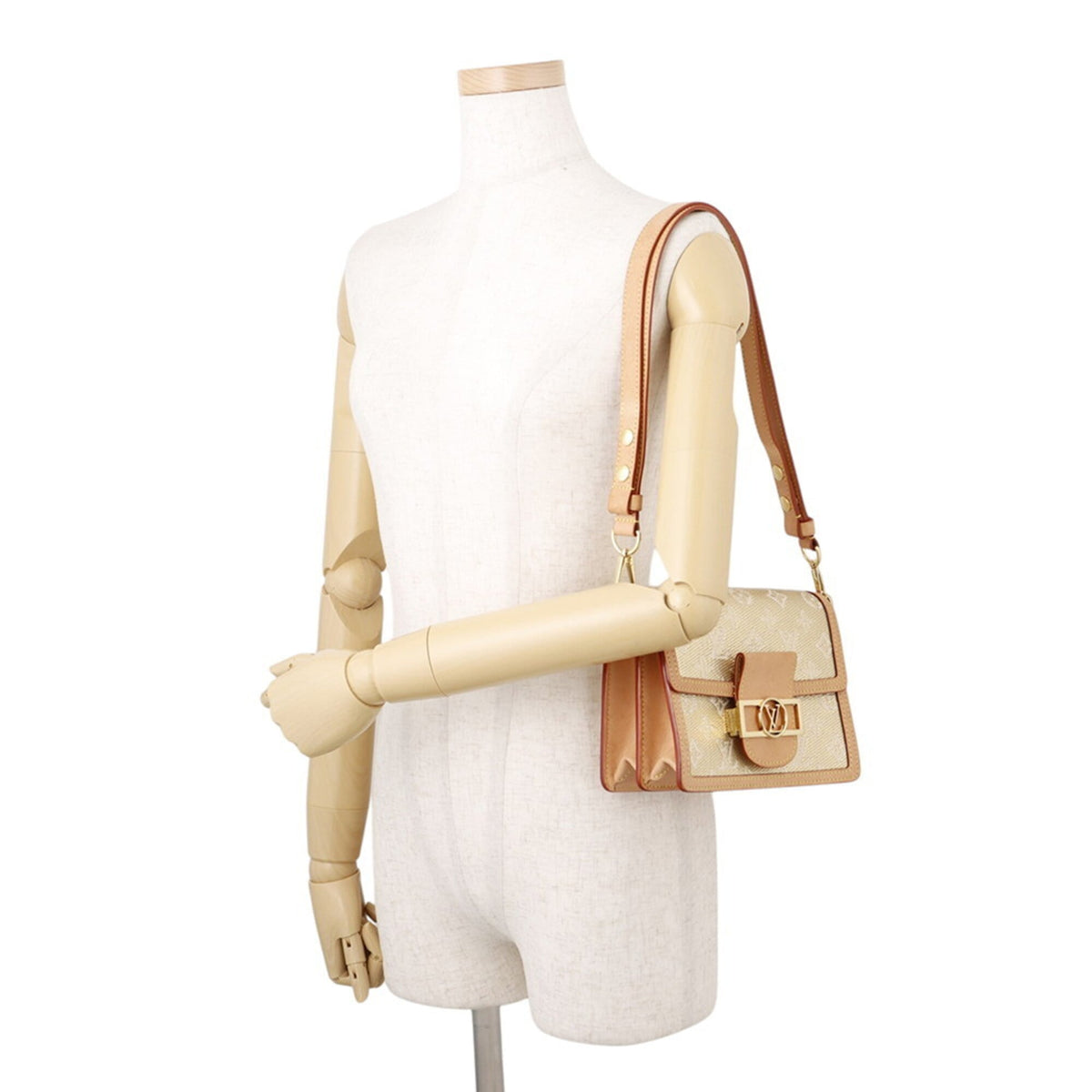 Louis Vuitton Monogram Gold Brown Handbag Shoulder Bag (Pre-Owned)