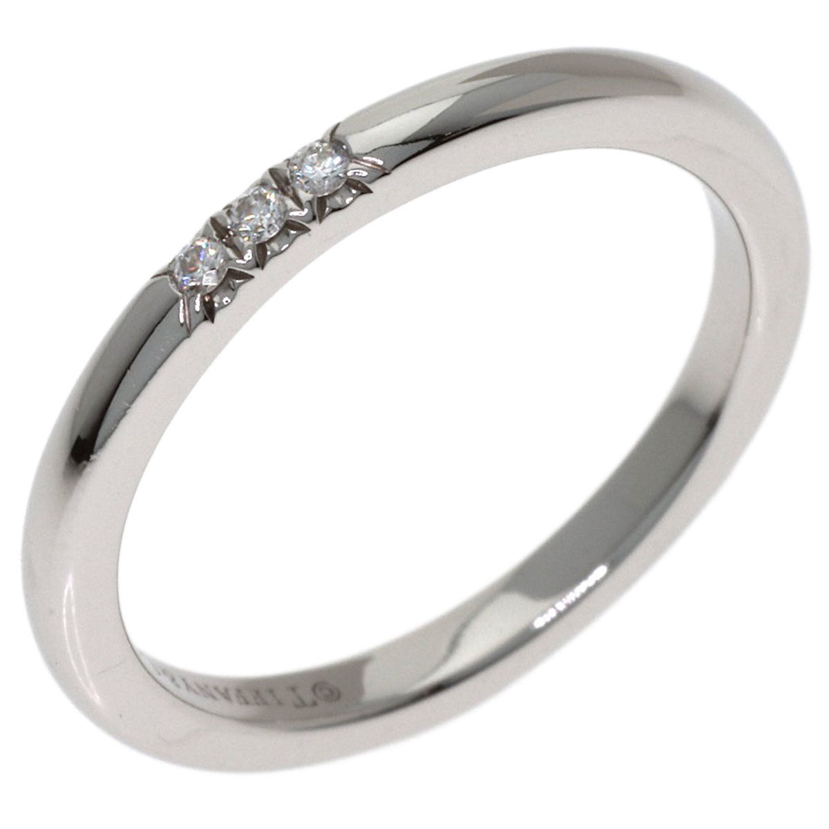 Tiffany Platinum 950 Band Ring (Pre-Owned)