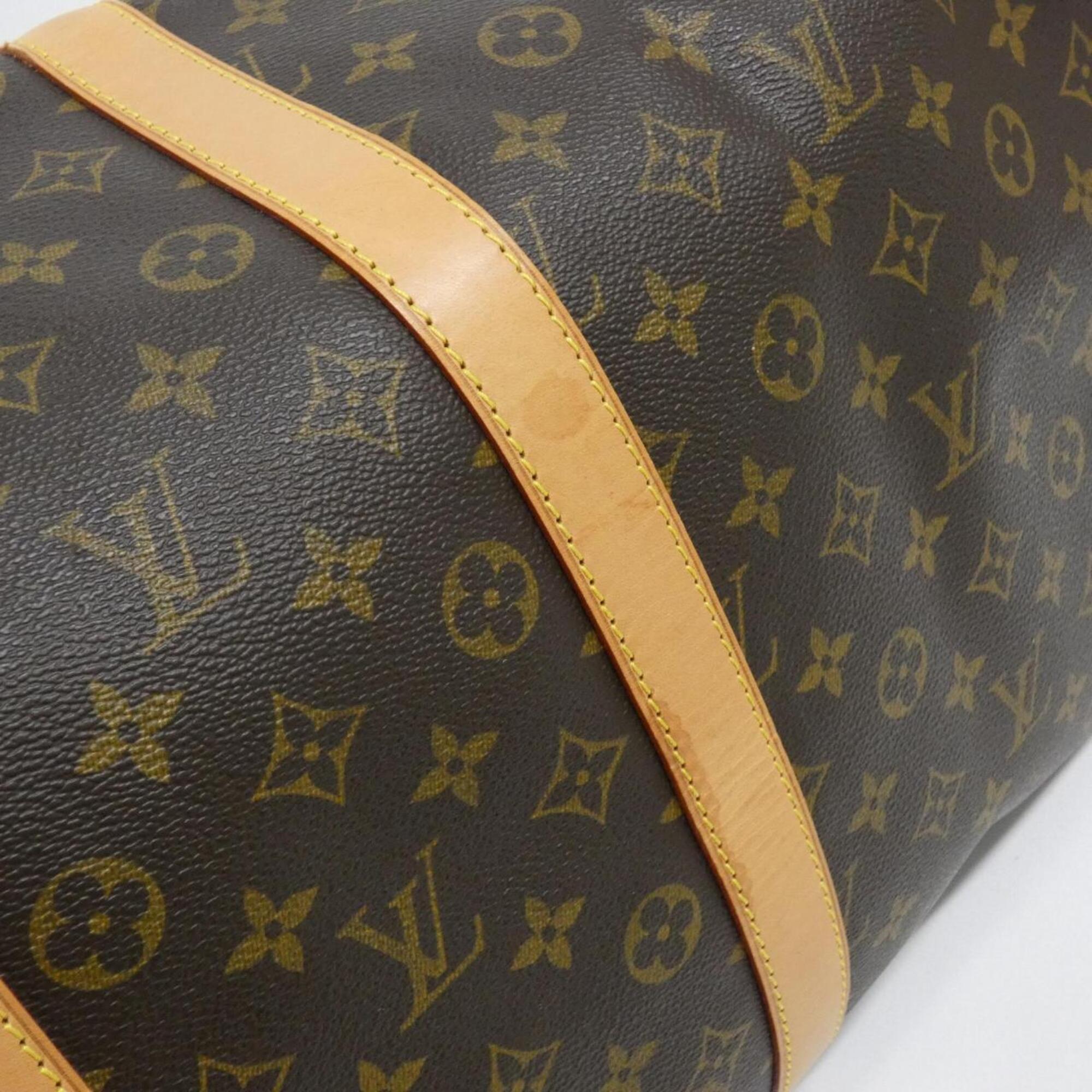 Louis Vuitton Marron Coated Canvas Boston Bag (Pre-Owned)