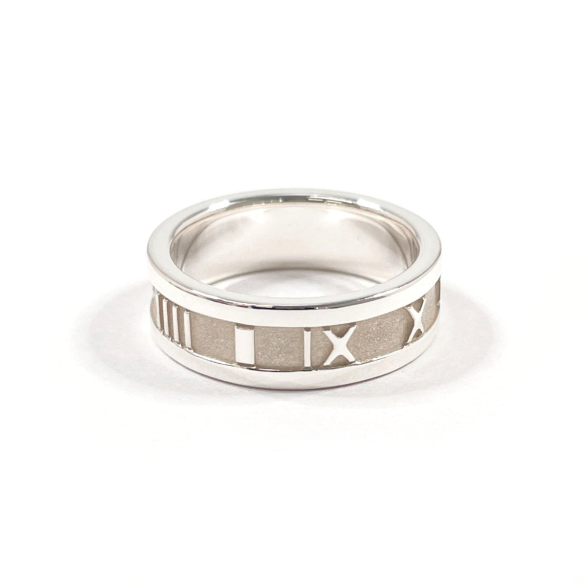 Tiffany Silver Silver 925 Band Ring (Pre-Owned)