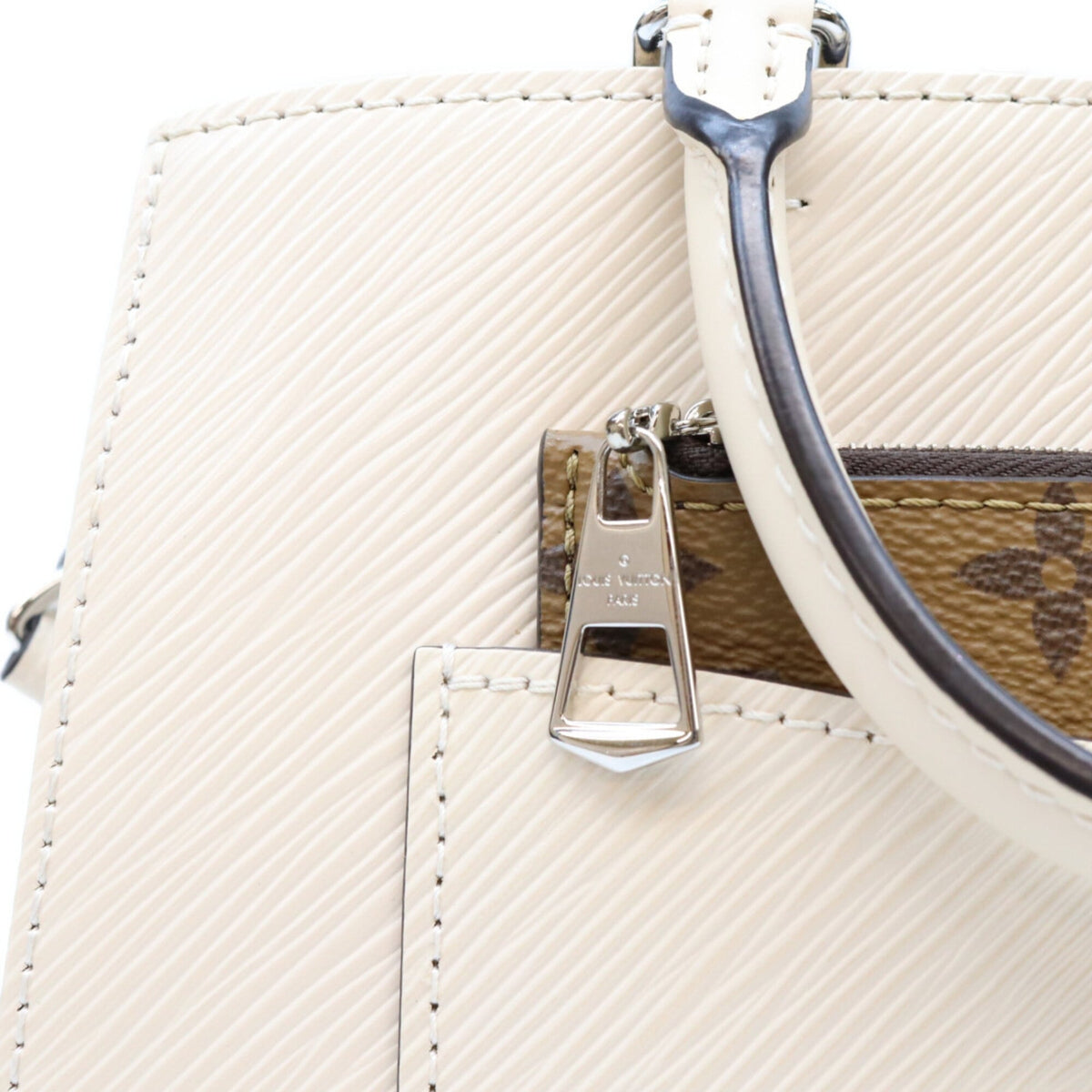 Louis Vuitton Beige Epi Leather Handbag Shoulder Bag (Pre-Owned)