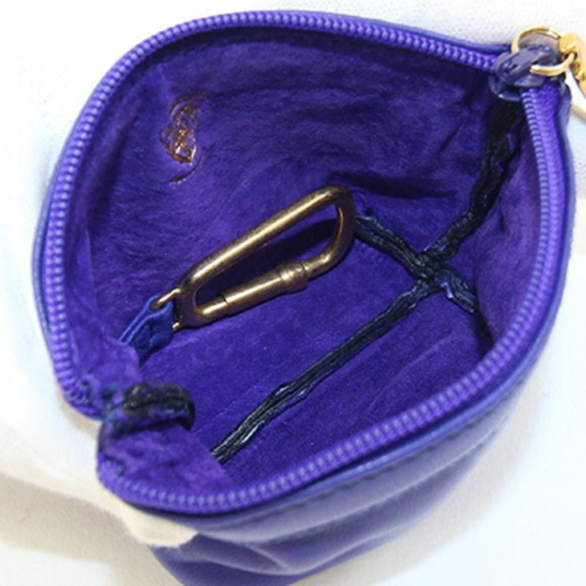 Gucci Blue Leather Coin Purse/Coin Case (Pre-Owned)