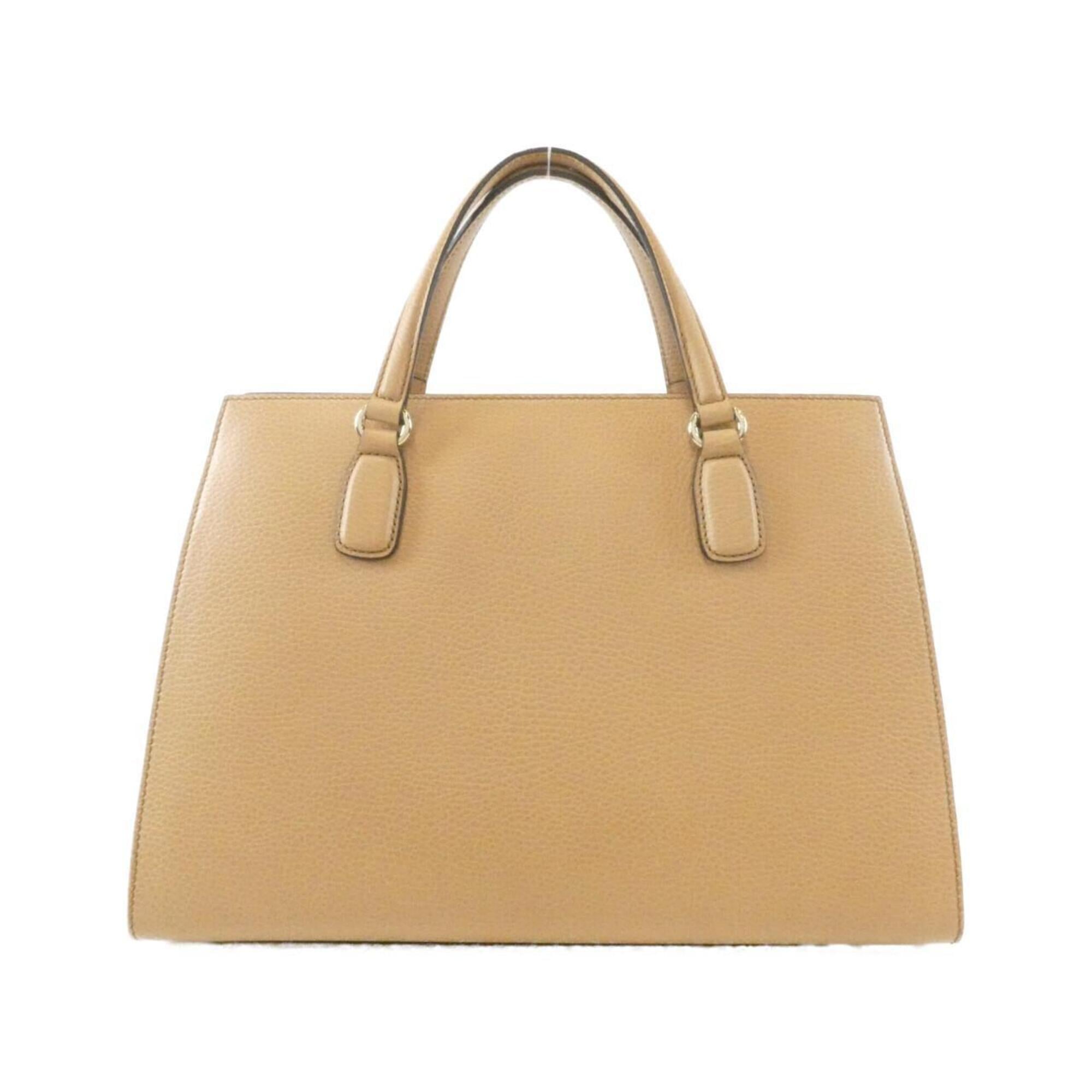 Gucci Beige Leather Handbag (Pre-Owned)