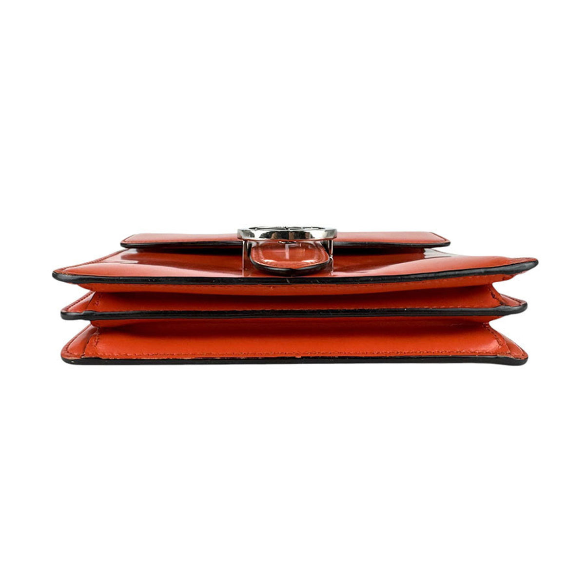 Gucci Orange Leather Shoulder Bag (Pre-Owned)