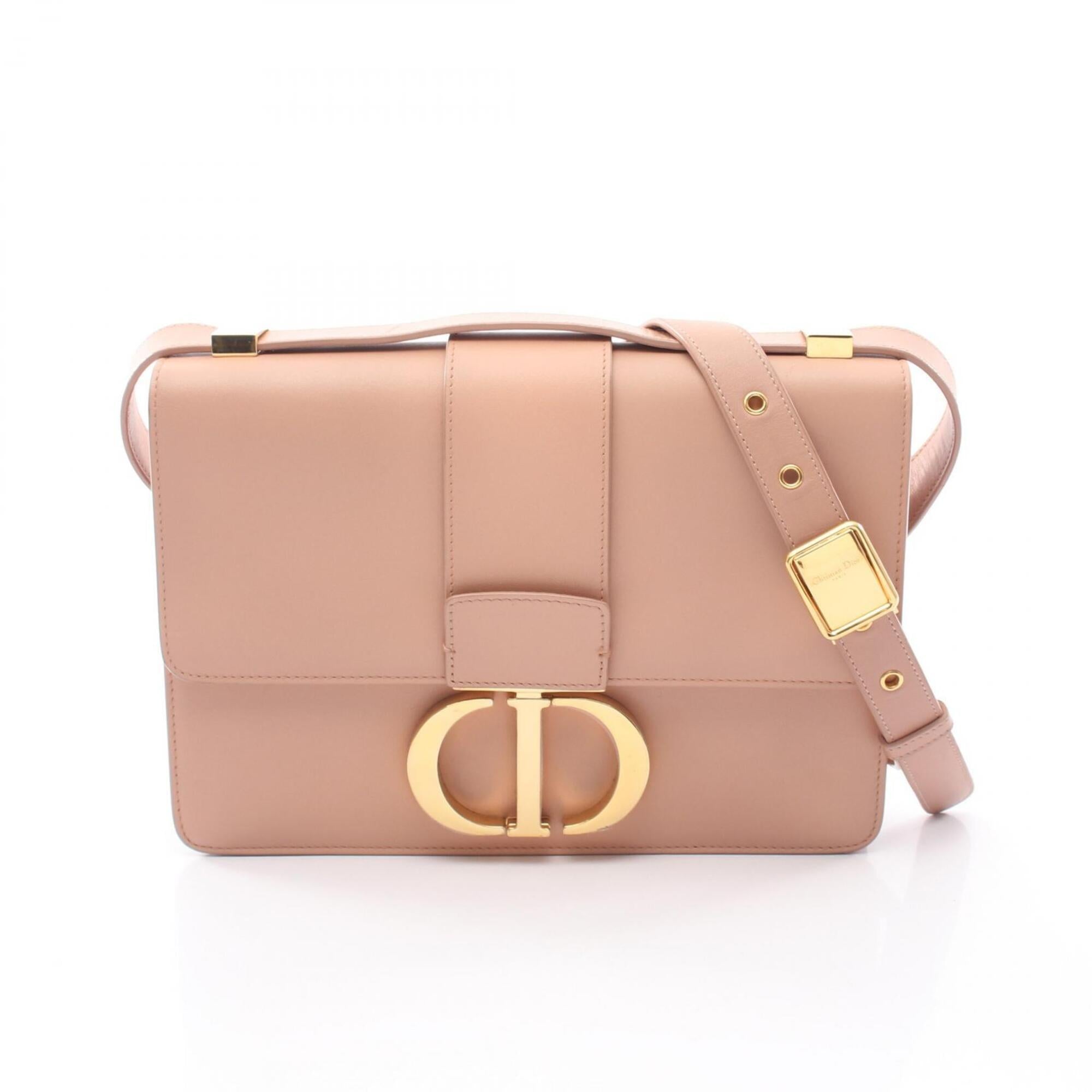 Christian Dior Pink Leather Handbag Shoulder Bag (Pre-Owned)