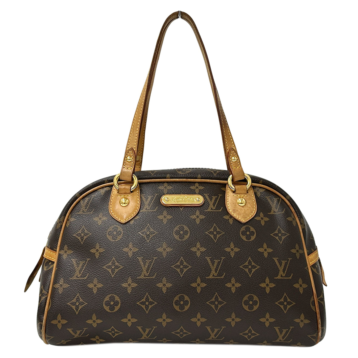 Louis Vuitton Brown Monogram Monogram Canvas Handbag Shoulder Bag (Pre-Owned)