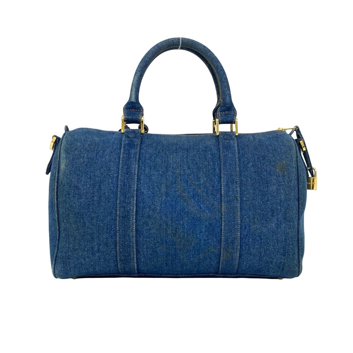 Chanel Denim Blue Denim Handbag Shoulder Bag (Pre-Owned)