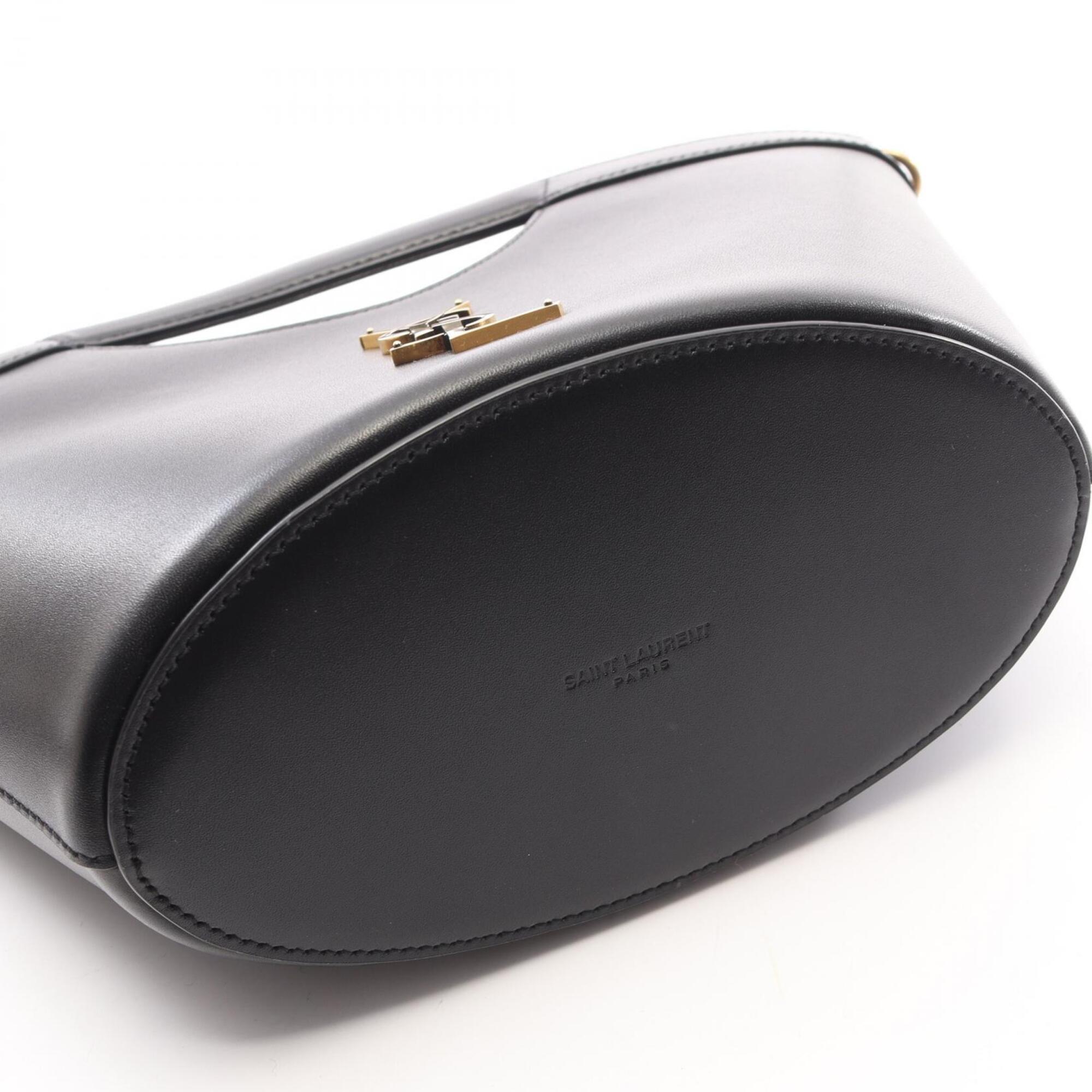 Saint Laurent Black Leather Handbag (Pre-Owned)