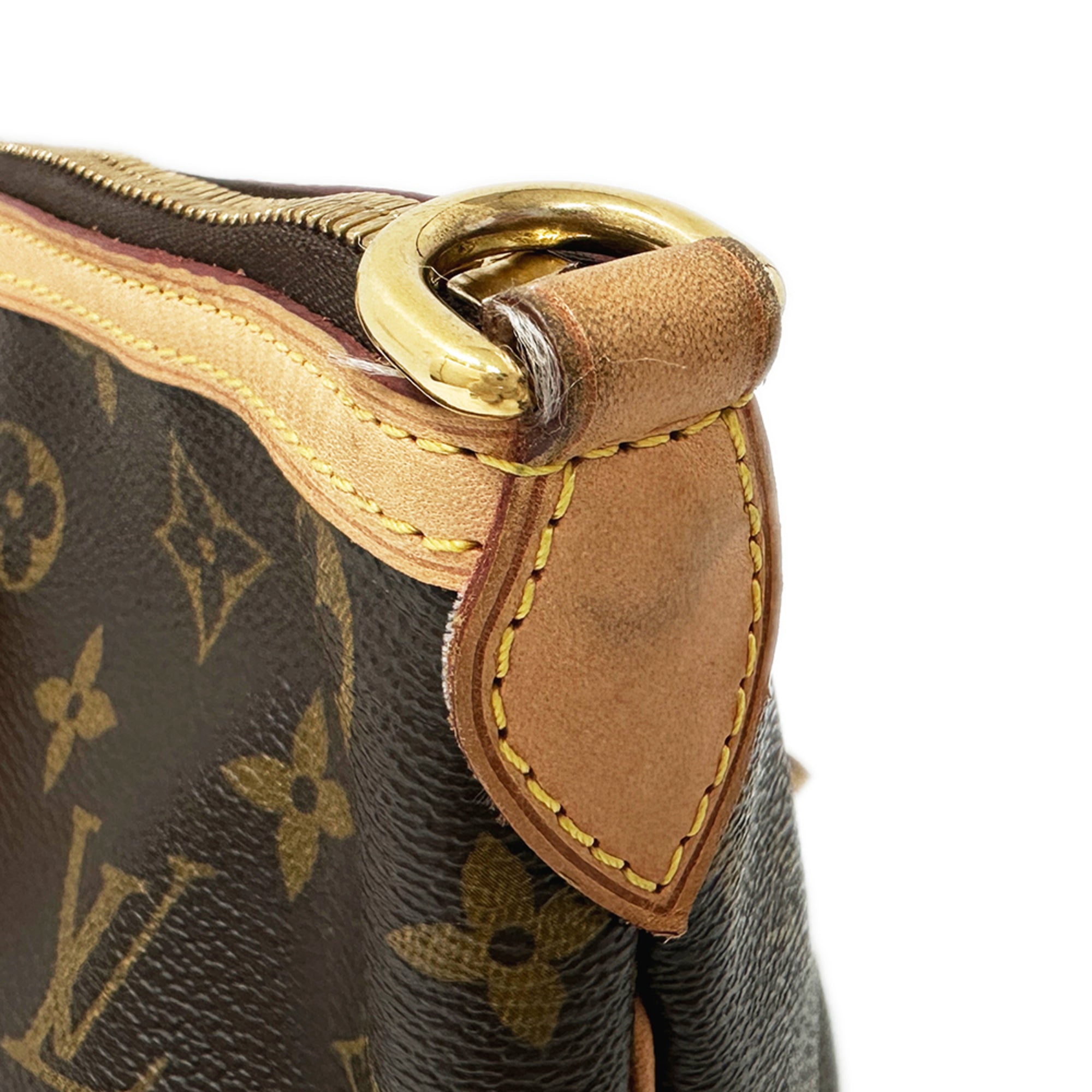 Louis Vuitton Brown Monogram Canvas Handbag Shoulder Bag (Pre-Owned)
