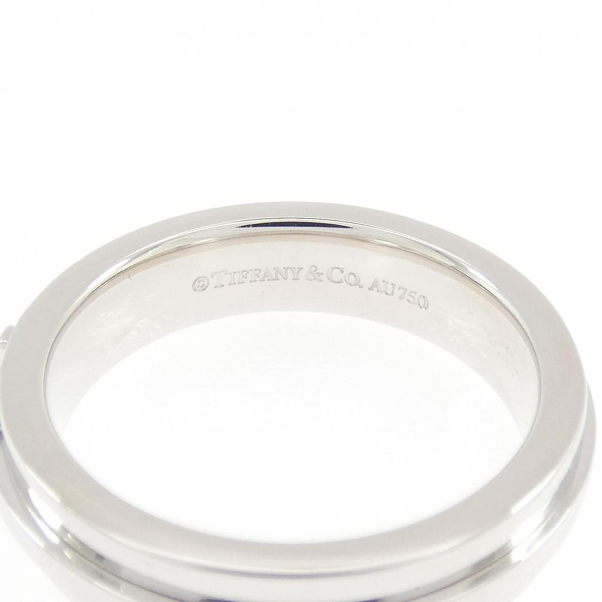 Tiffany White Gold (18K) Band Ring (Pre-Owned)