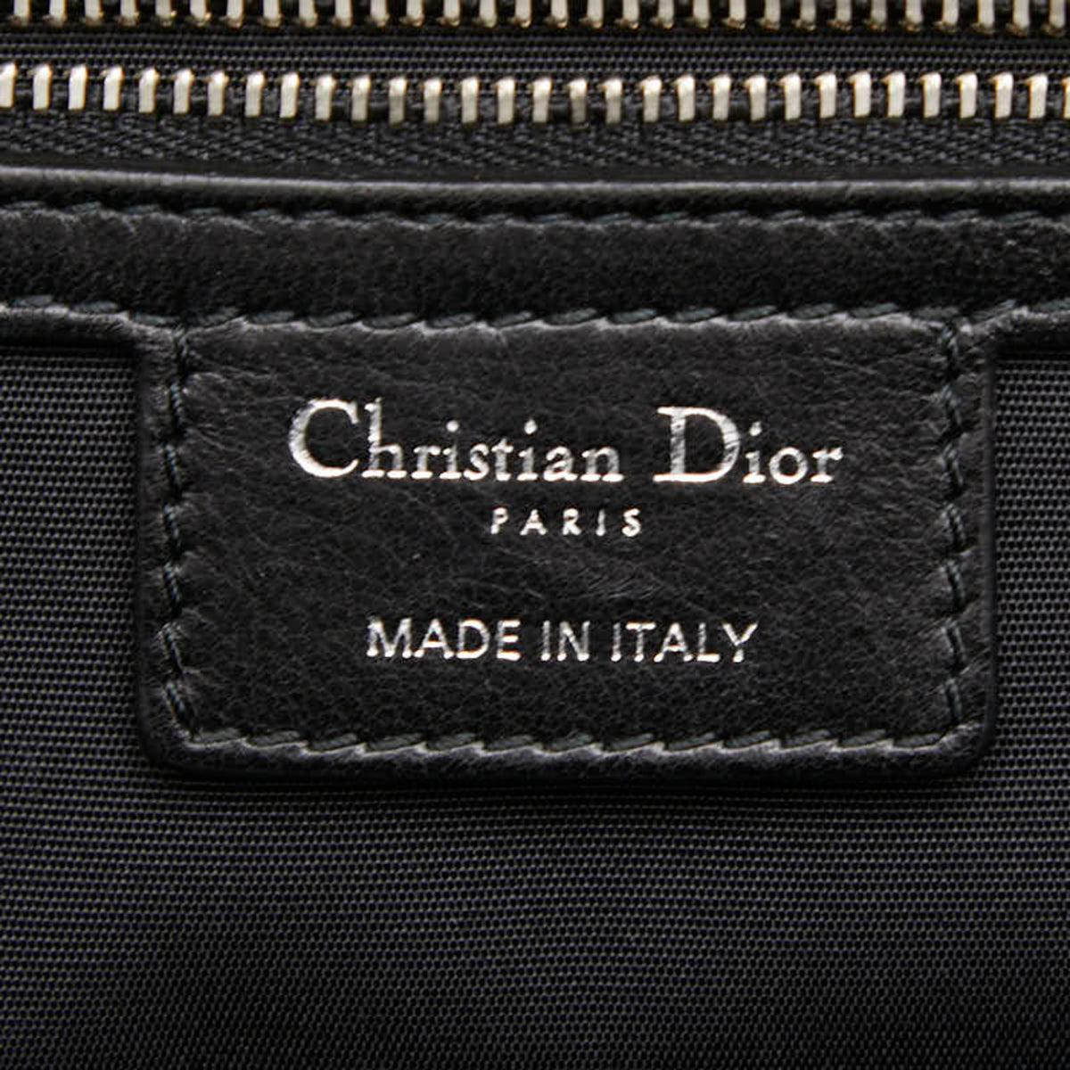 Christian Dior Black Leather Handbag (Pre-Owned)