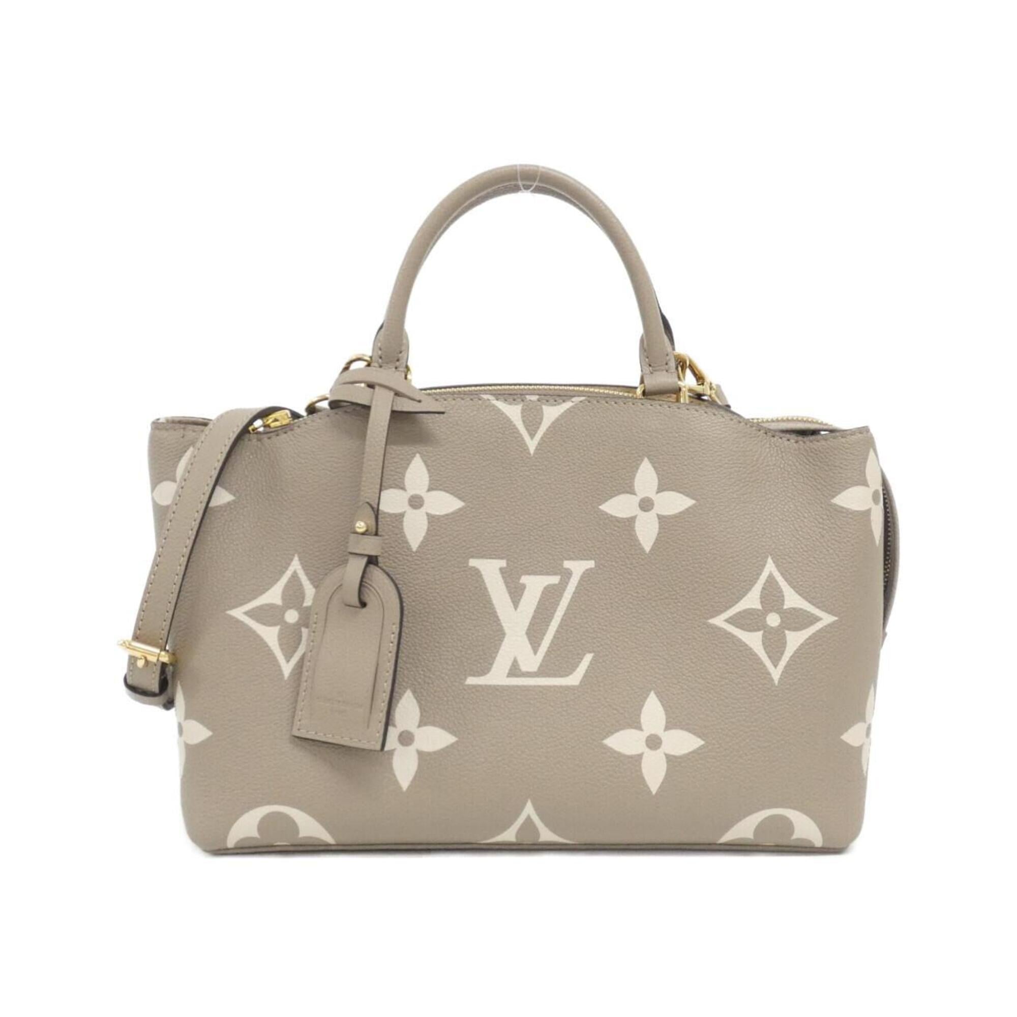 Louis Vuitton Monogram Empreinte Tourterelle Leather Handbag (Pre-Owned)