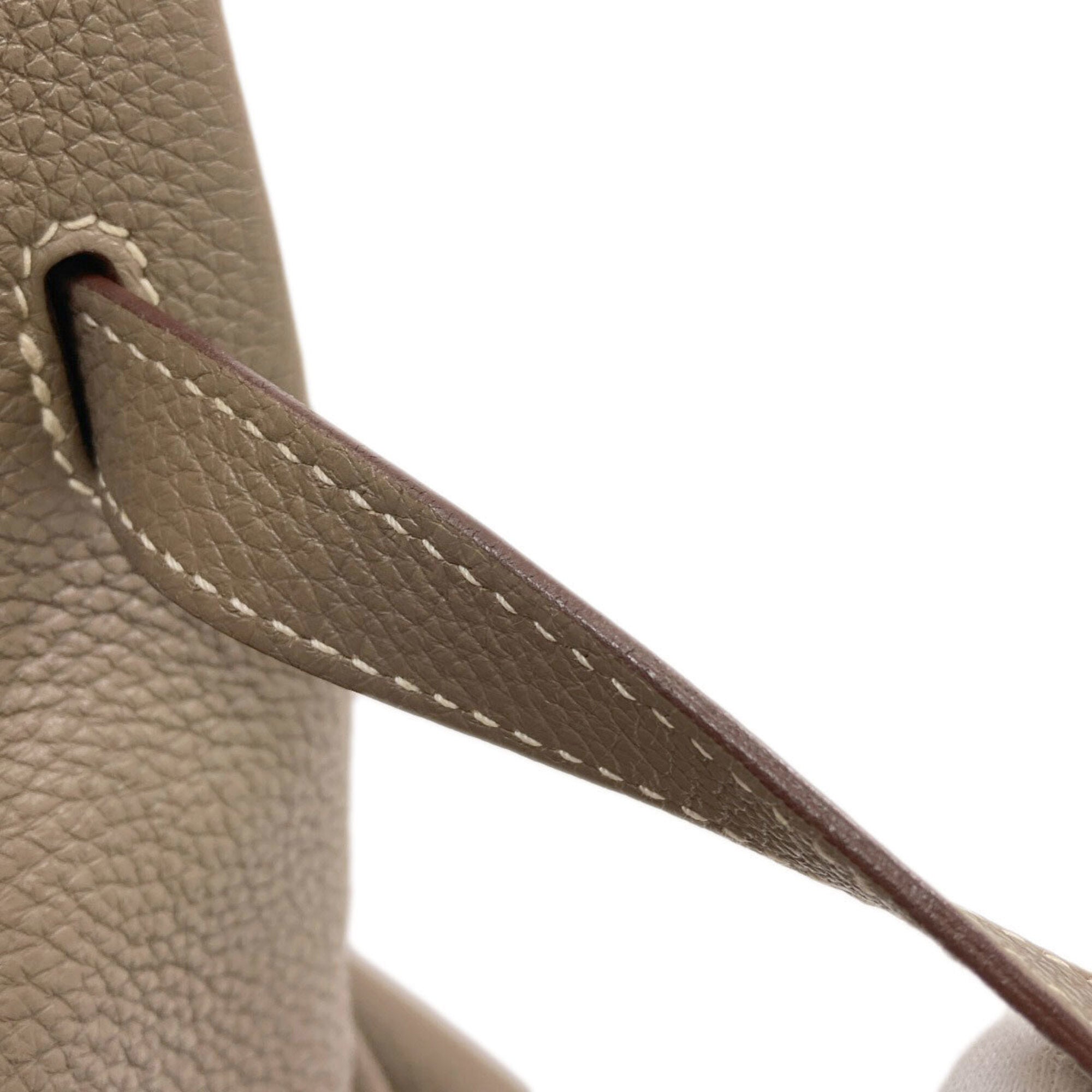 Hermes Birkin Etoupe Gray Togo Leather Handbag (Pre-Owned)