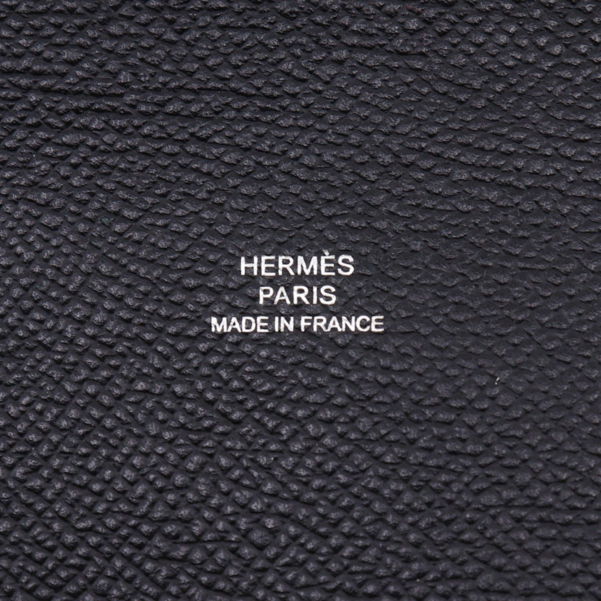 Hermes Black Green Epsom Leather Clutch Bag (Pre-Owned)