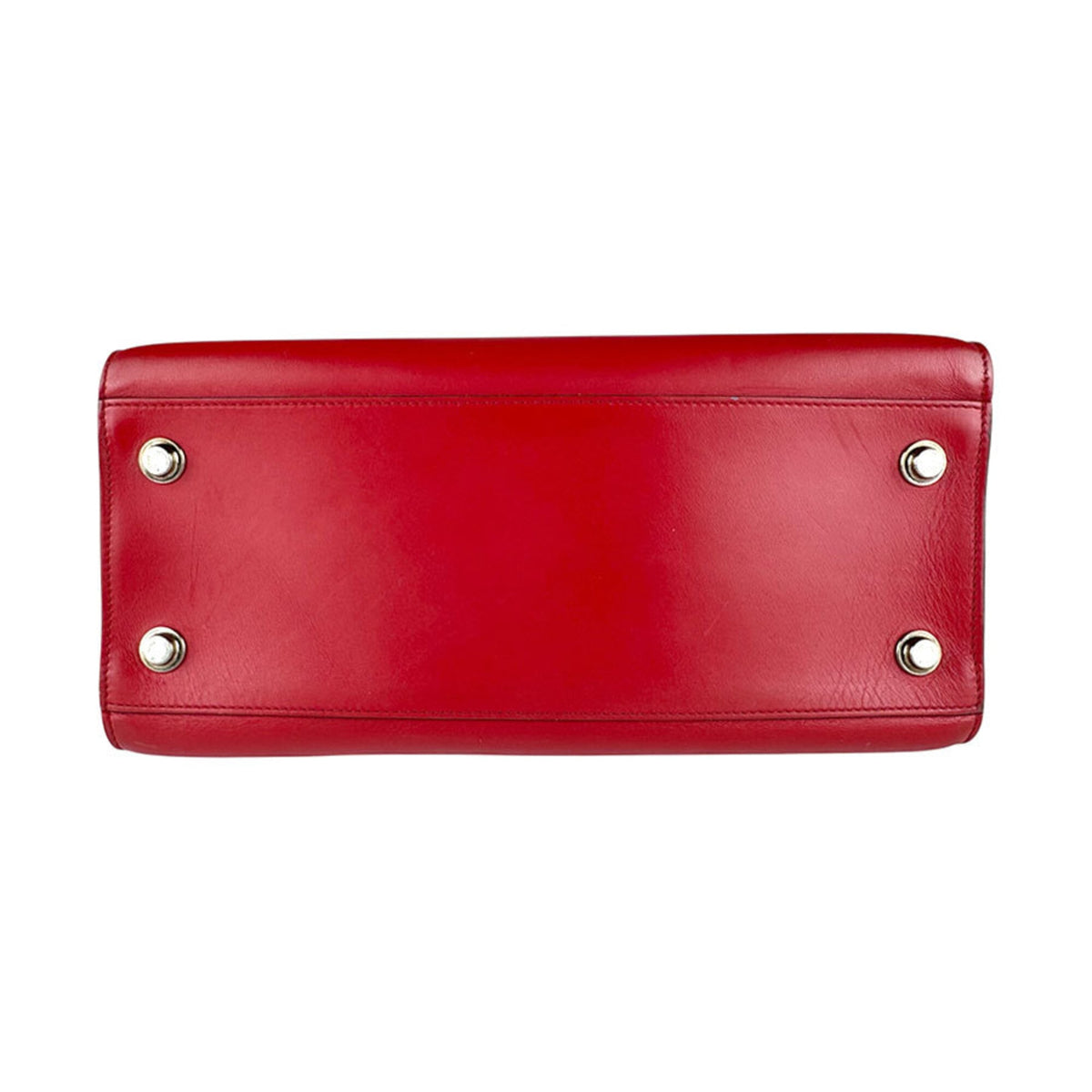 Louis Vuitton Red Color Leather Handbag Shoulder Bag (Pre-Owned)