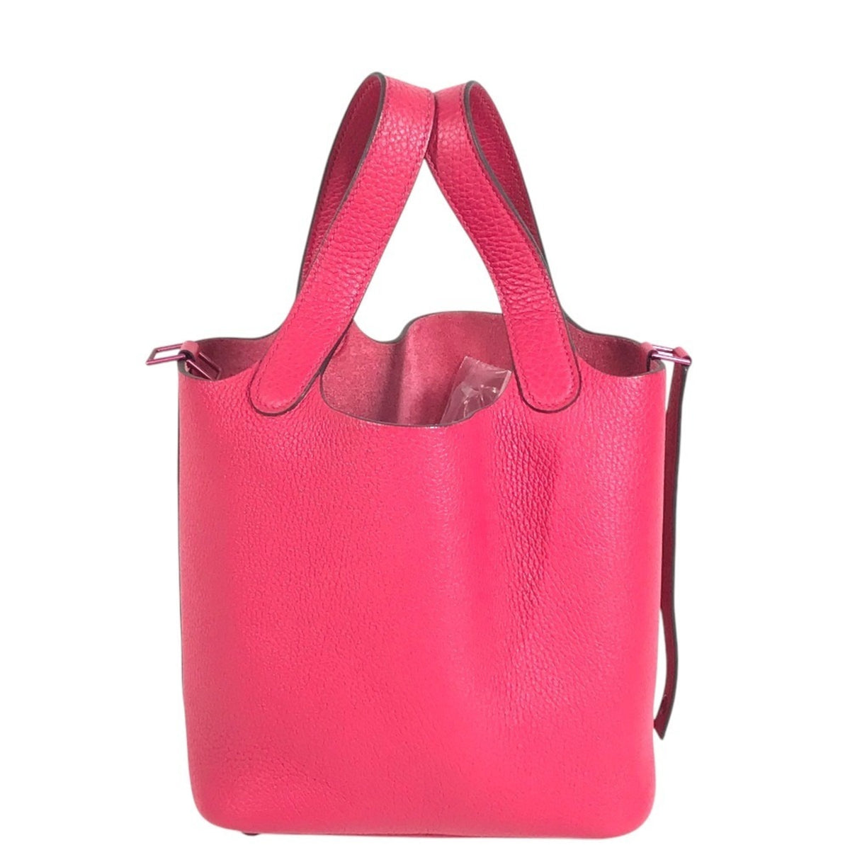 Hermes Pink Taurillon Clemence Leather Handbag (Pre-Owned)