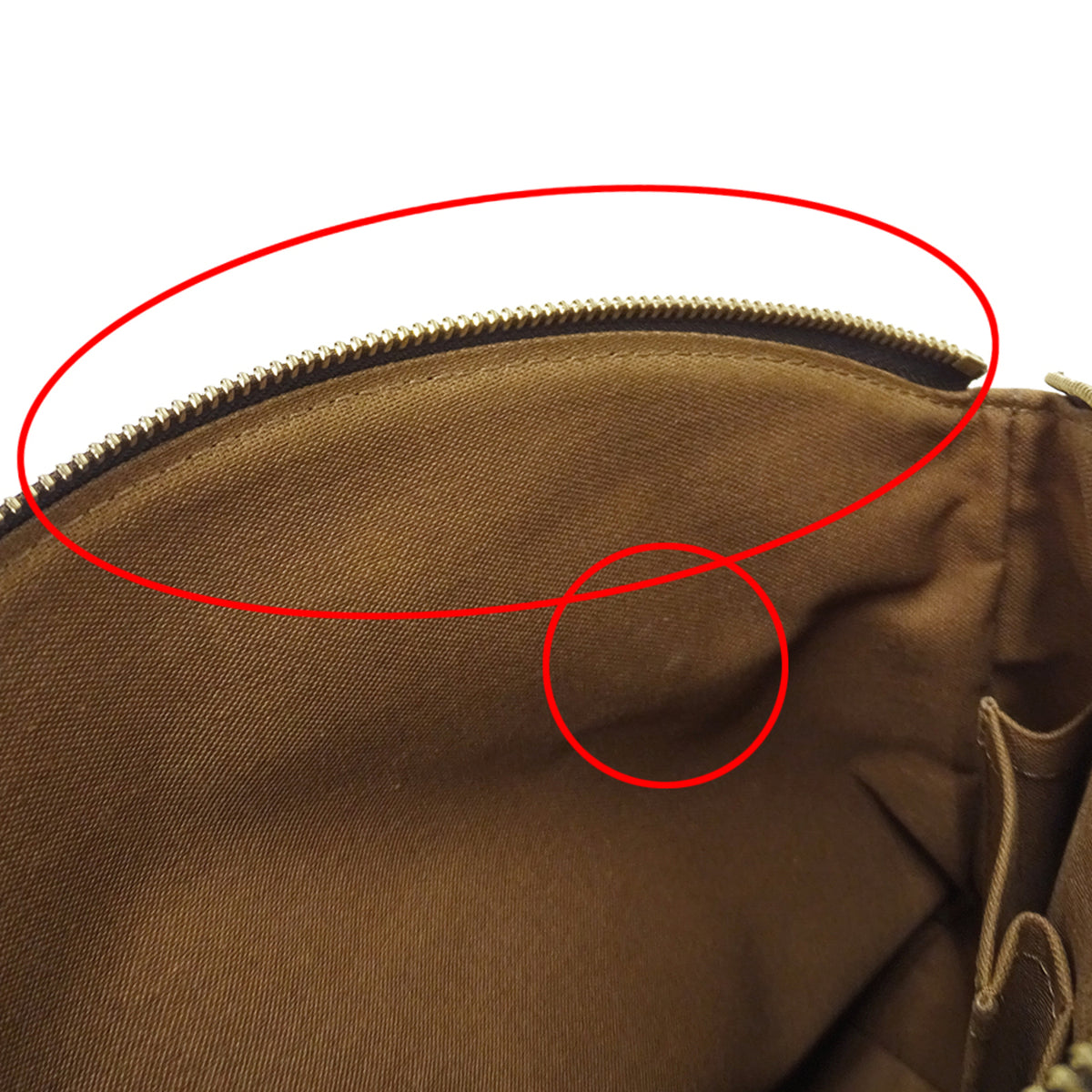 Louis Vuitton Brown Monogram Canvas Handbag (Pre-Owned)