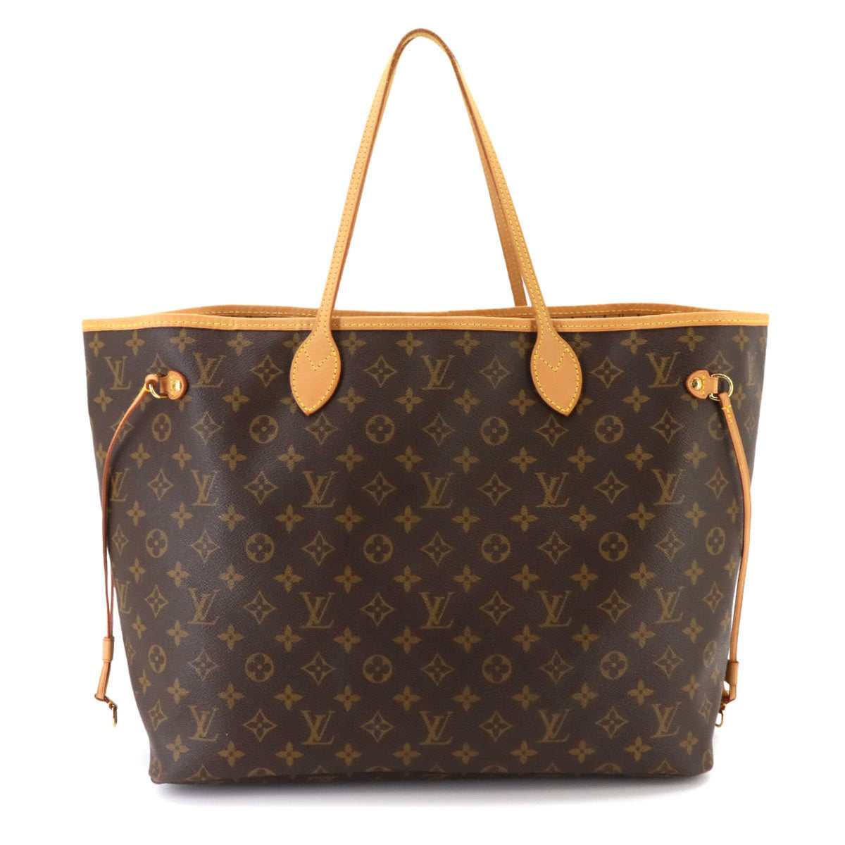 Louis Vuitton Beige Brown Monogram Monogram Handbag Tote Bag (Pre-Owned)