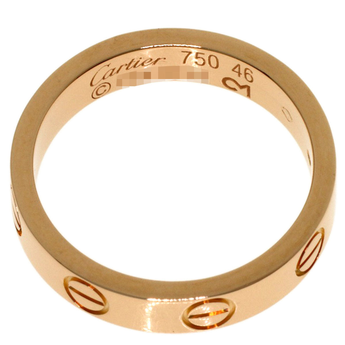 Cartier Pink Gold (18K) Band Ring (Pre-Owned)