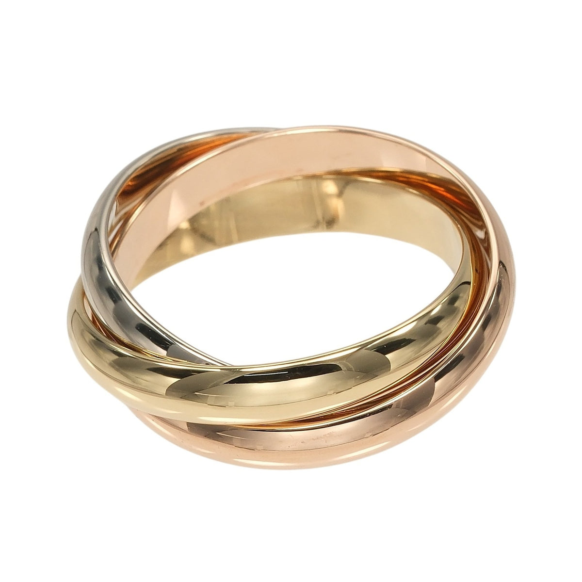 Cartier Trinity Yellow Gold (18K) Pink Gold (18K) White Gold (18K) Band Ring (Pre-Owned)