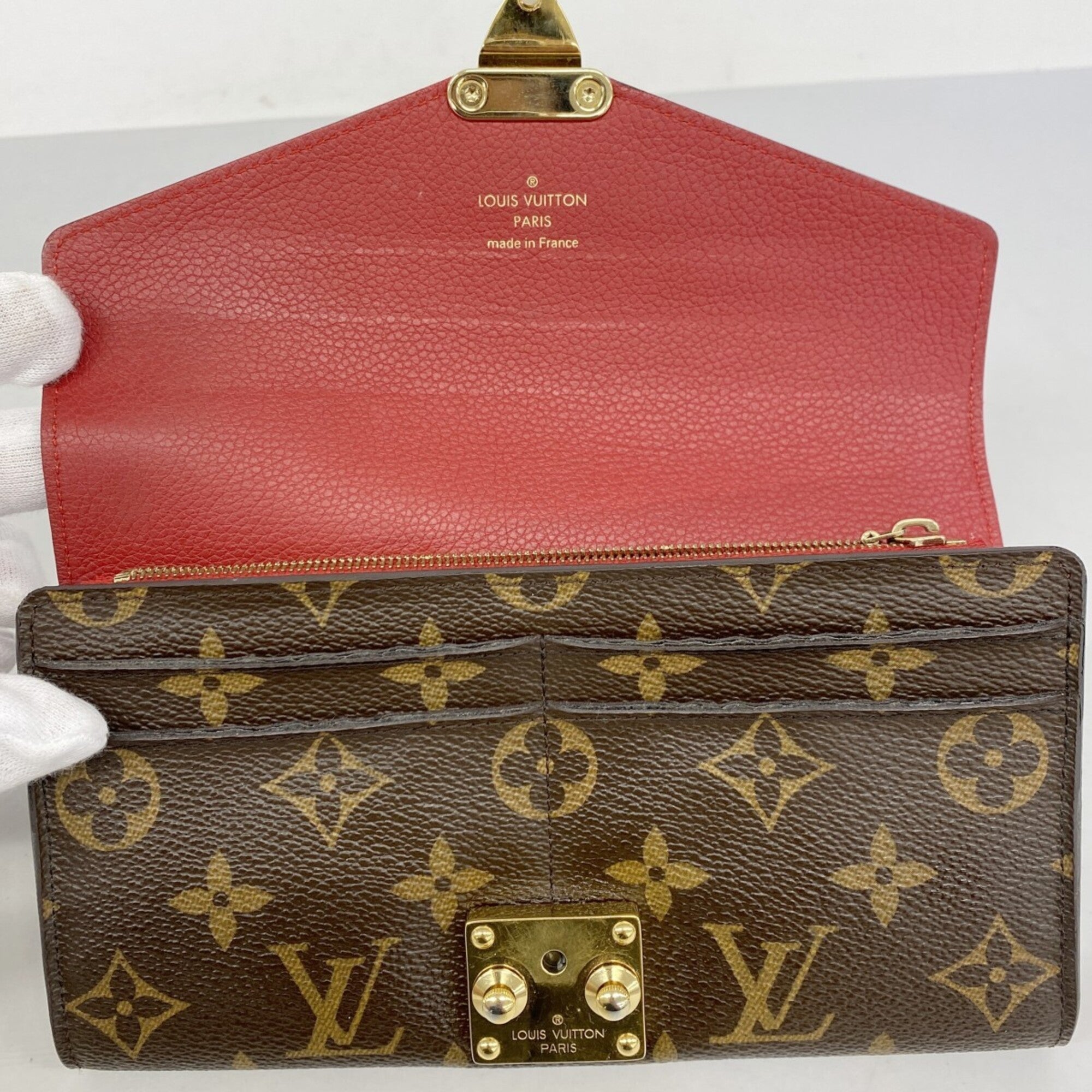 Louis Vuitton Cerise Long Wallet (Bi-Fold) (Pre-Owned)